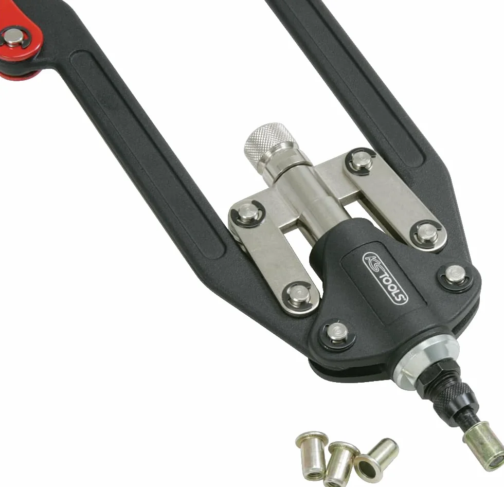 KS Tools 150.9630 Uniwersalny zestaw szczypiec do nitowania, 17-szt