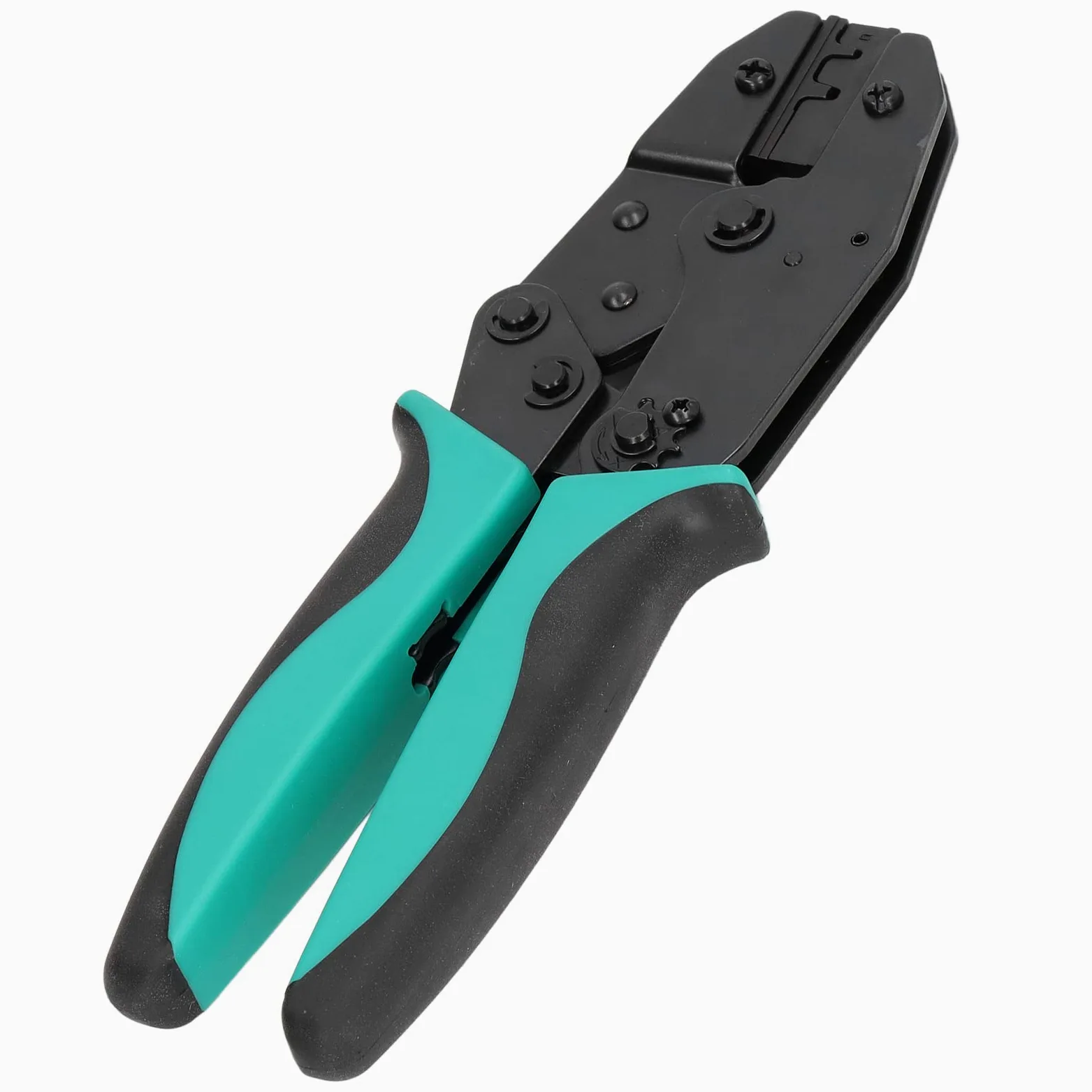 Narzędzie do zaciskania drutu ze stali stopowej AISI4140 z oszczędzającym siłę mechanizmem zapadkowym i ergonomiczną, antypoślizgową rękojeścią TPR - Szczypce do zaciskania