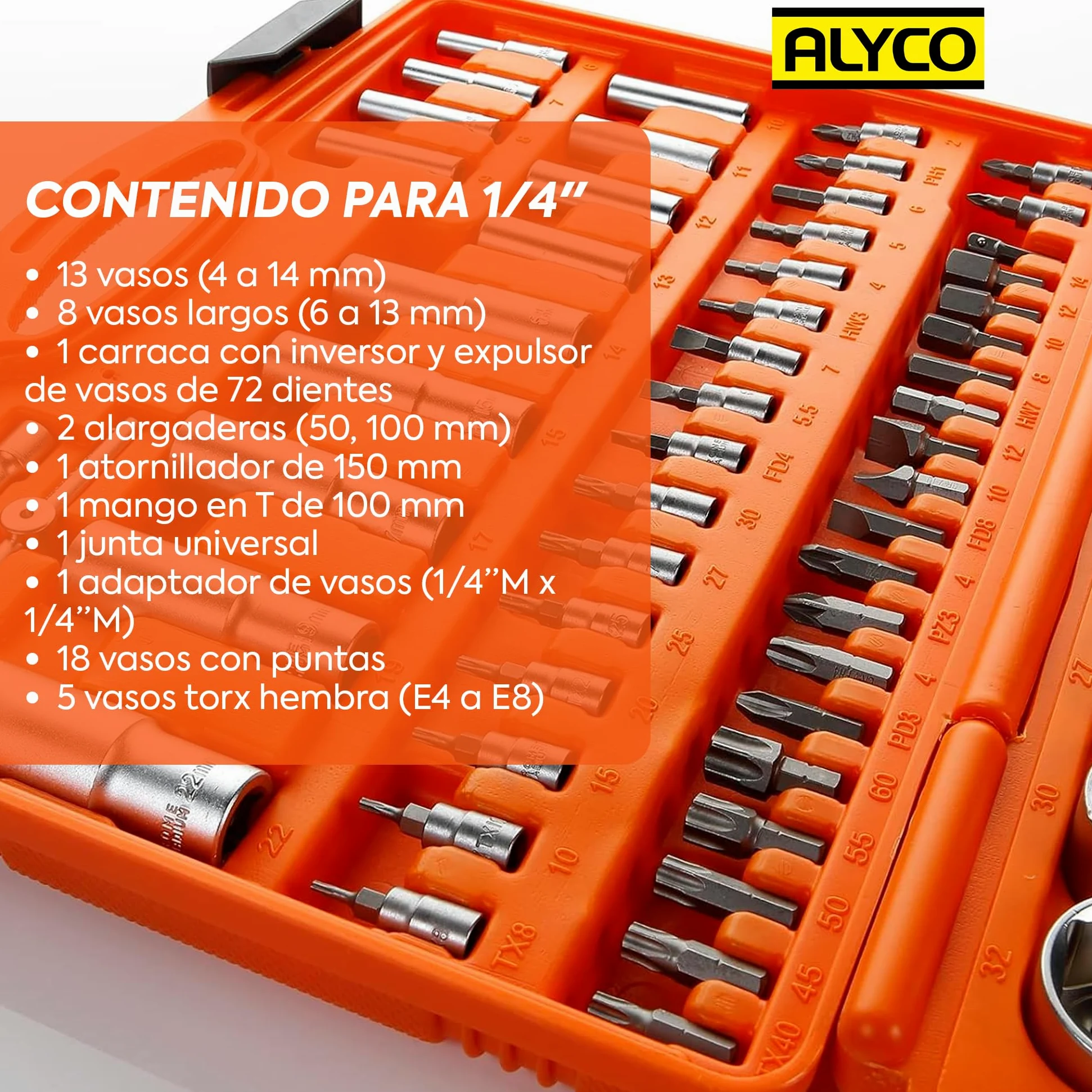 Alyco 192393 zestaw nasadek