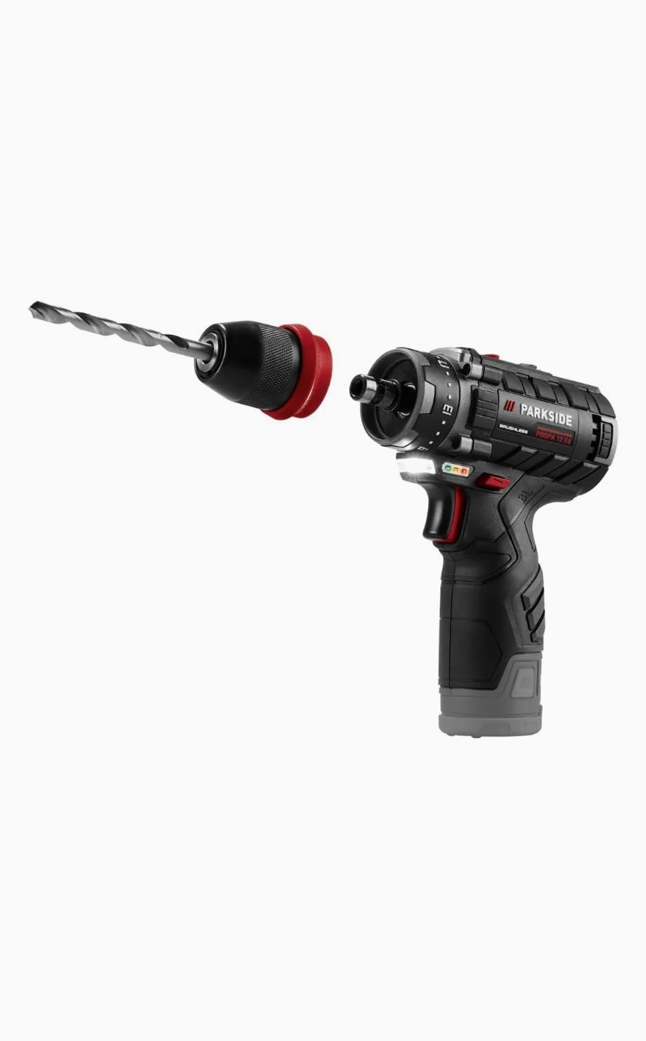 HEADNMORE PARKSIDE PERFORMANCE® 12 V wiertarko-wkrętarka akumulatorowa "PBSPA 12 D4", bez akumulatora i ładowarki