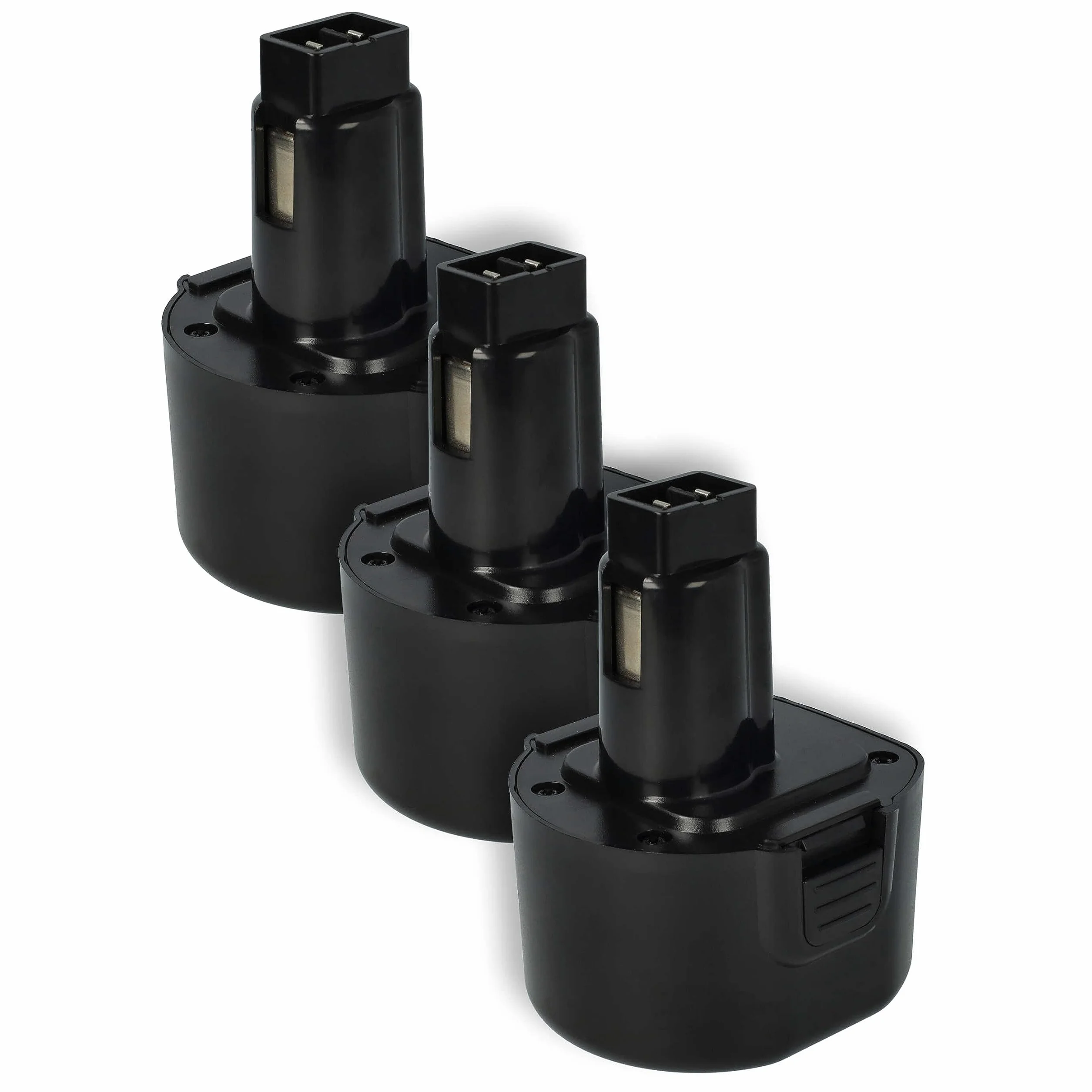 vhbw 3x NiMH akumulator 1500 mAh (9,6 V) do elektronarzędzi narzędzia Powertools Tools jak Dewalt DE9036
