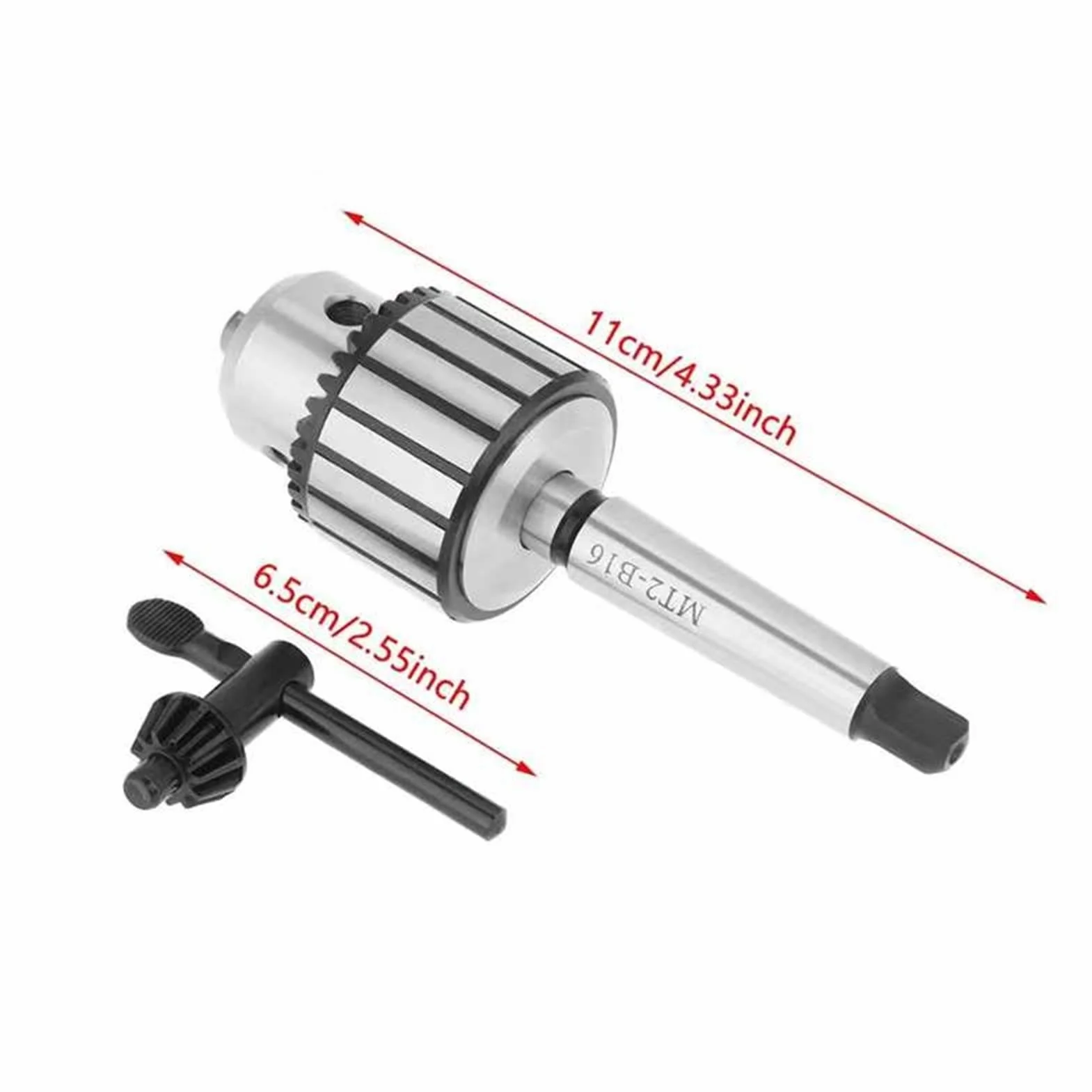 Uchwyt tokarski, 1 zestaw MT1 MT2 MT3 MT4 B10 B12 B16 B18 0,6-6/1-10 1-13 3-16 5-20 Tapper Shank Wiertła Chuck Arbor Tokarka CNC. Wiertarka wiertła(MTB2-B10((0.6-6MM))