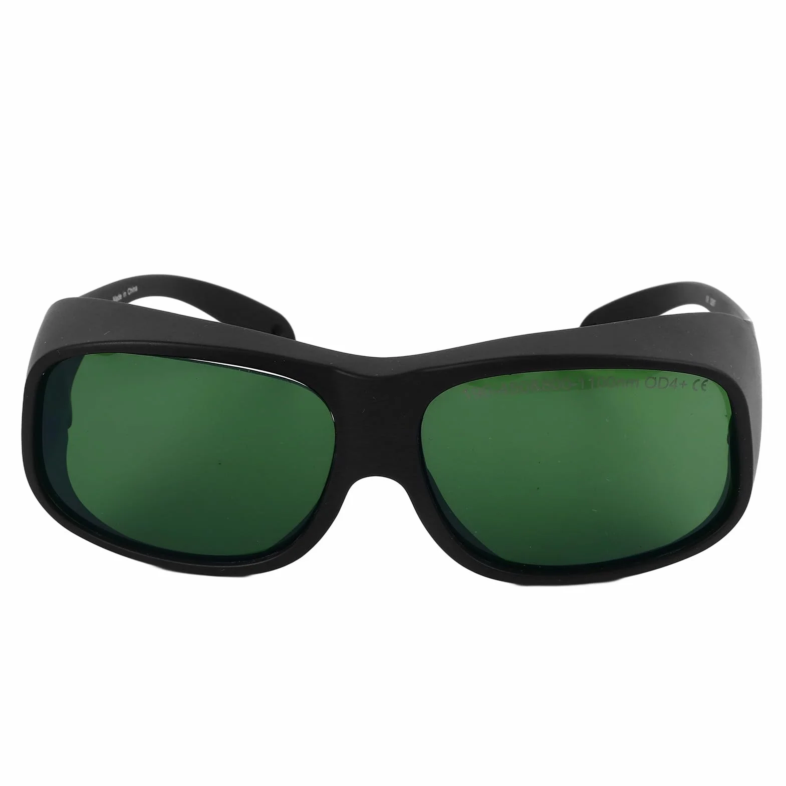 Laserowe Okulary Ochronne 1064nm Wysoka przepuszczalność Antylaserowa Ochrona Oczu dla Urządzenia OPT Beauty TR90 Materiał Czarna Ramka Zielona Soczewka OD4, do Zabiegów Upiększających
