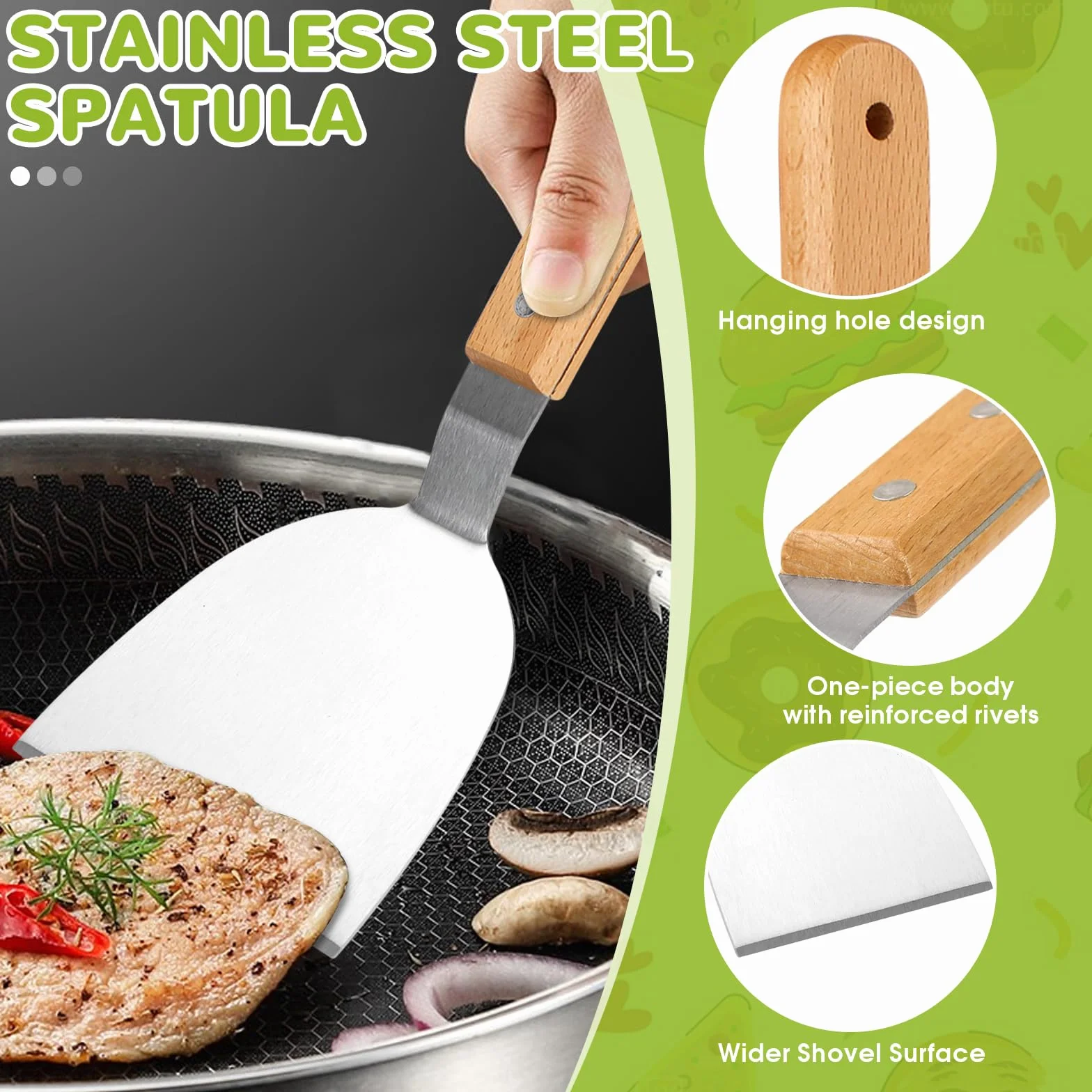 Zestaw do robienia burgerów prasa ze stali nierdzewnej 14 cm szpatułka formierka do jajek szczypce
