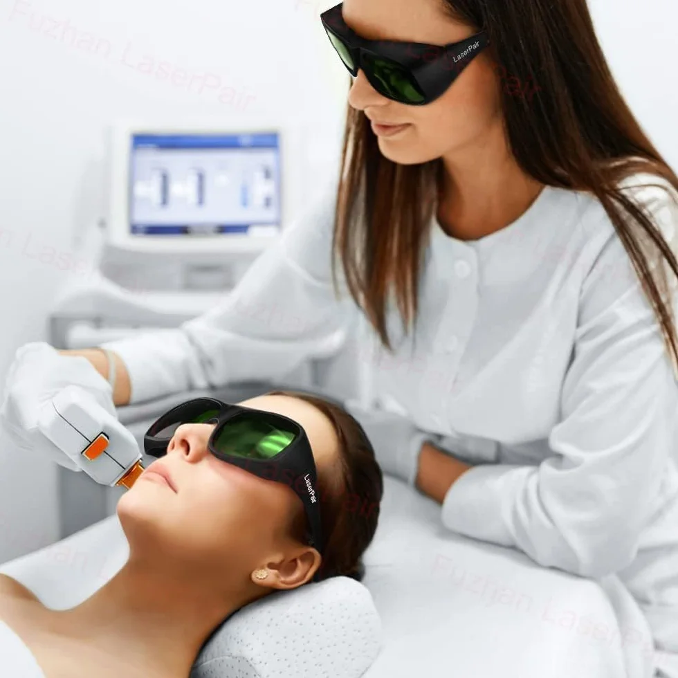 IPL Safety Glasses 200-2000nm Protection Glasses Laser Safety Glasses, UV Protection Glasses,IPL Laser Hair Removal Protective Glasses