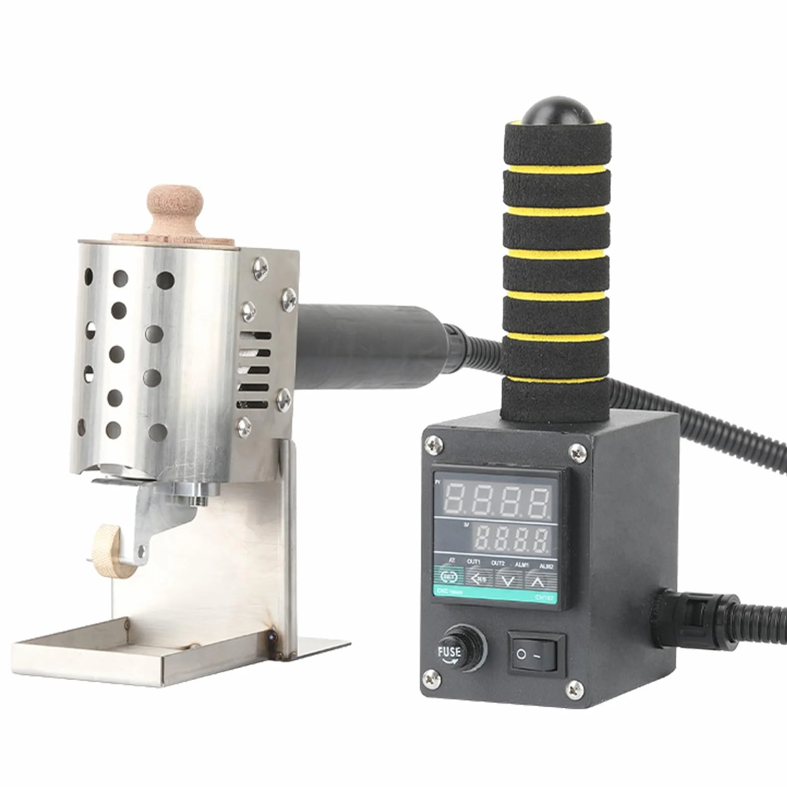 Pistolet do klejenia na gorąco, regulowany dozownik temperatury 150 W 50-300℃, 50 ml/150 ml aplikator kleju do pakowania i klejenia skóry