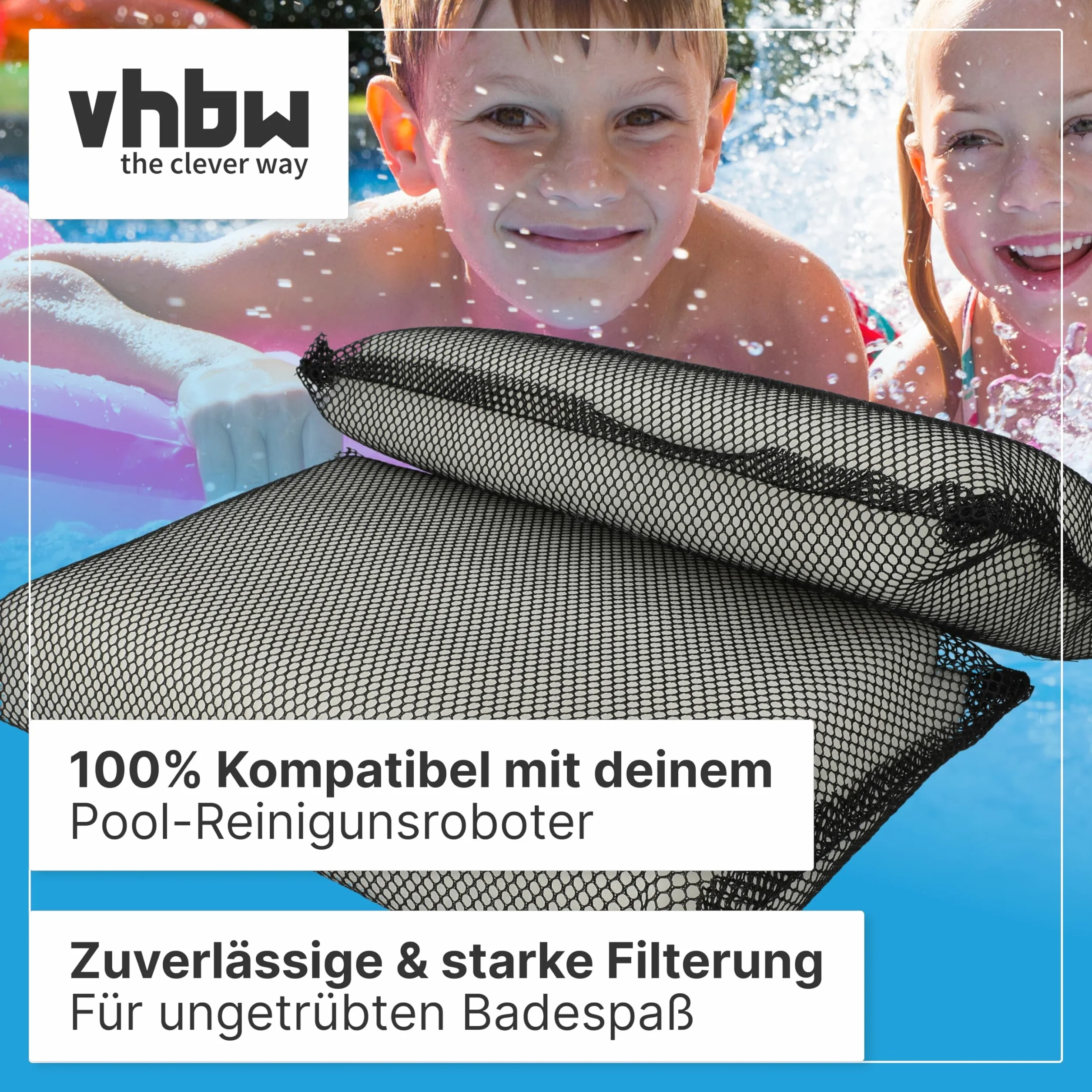 vhbw podkładka filtrująca kompatybilna z Dolphin E35, E35i, E10, E20, E25, E30, filtr dokładny 25 x 16 x 4 cm