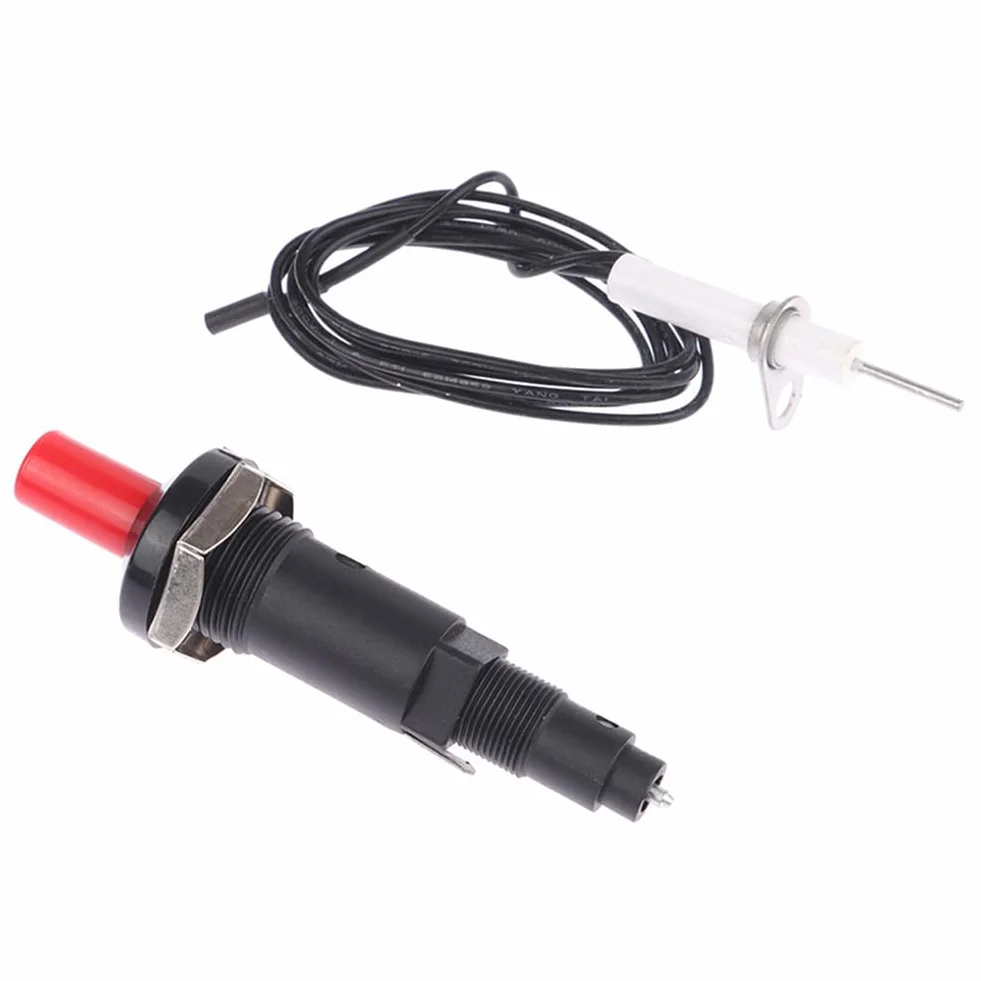 Zapłonu Piezoelektrycznego, Piezo Spark Ignition Set, Zapłon Piezoelektryczny Spark, Piezo Spark Ignition Kit, BBQ Grill Push Button Piezoelektryczny Zapłon Generator Iskry Zestaw Zapłonowy