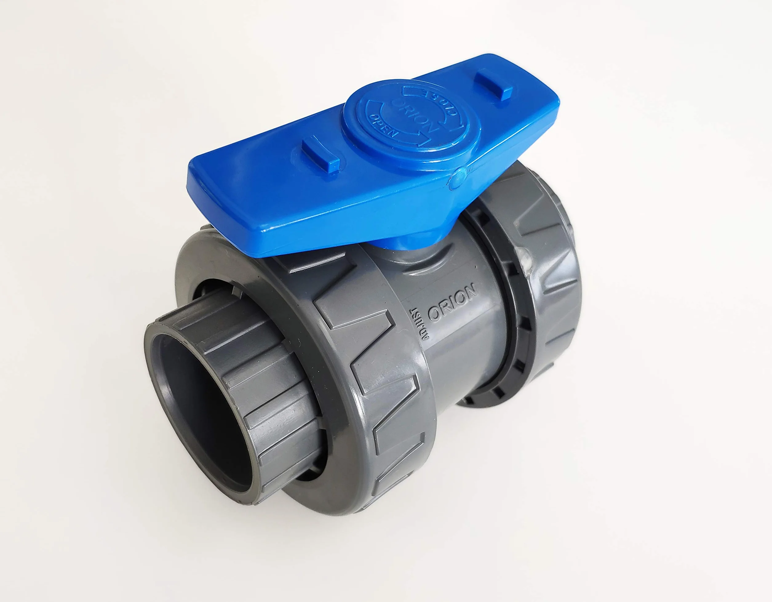 Zawór model 2020 Interplast 50 mm klej podwójny union zdejmowany 5 cm/50 mm PN16 PVC ciśnienie basenu