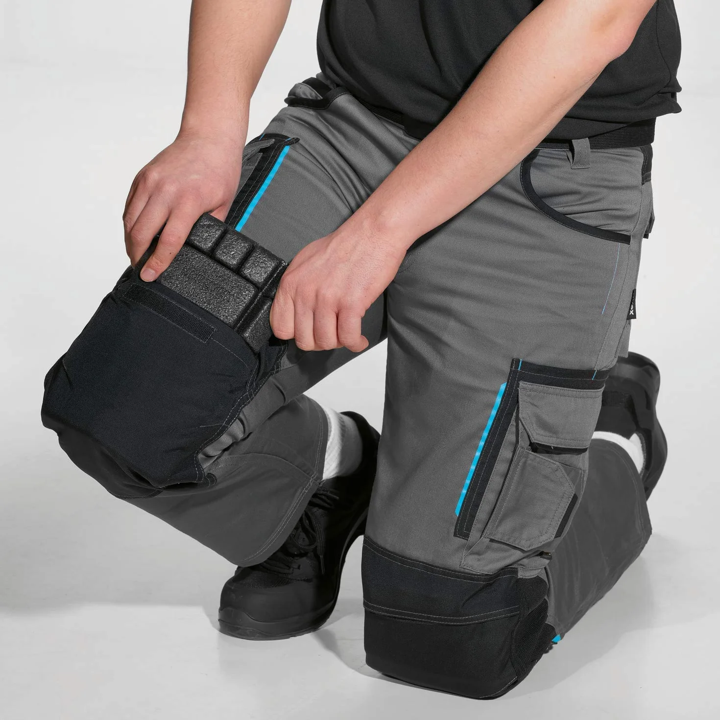 Uvex Multipad Nakolanniki - Pasują do spodni roboczych Uvex Tune-Up i innych modeli
