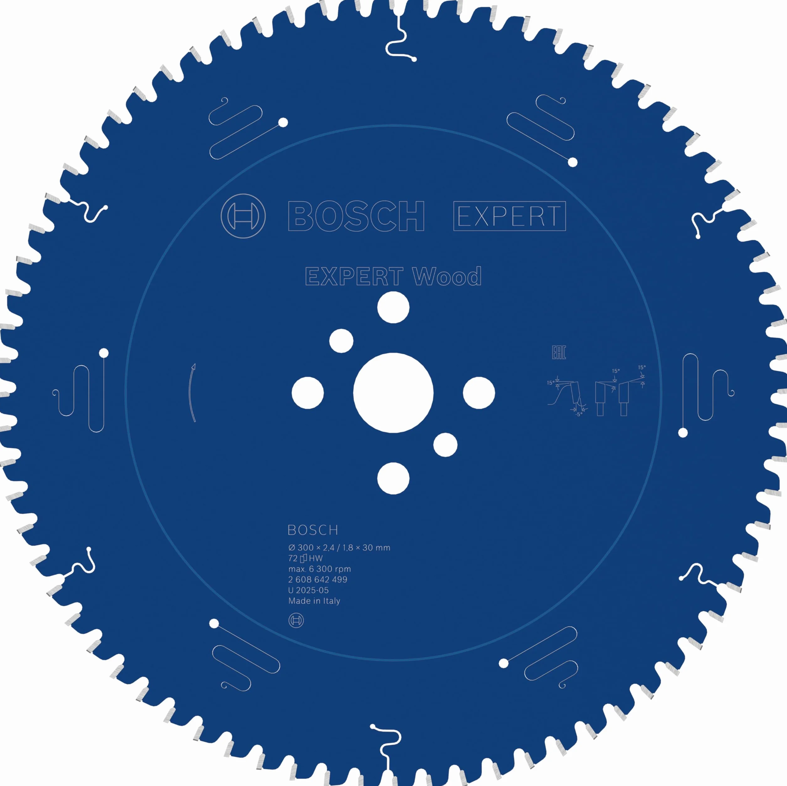 Bosch Profesional TARCZA PILARSKA EX WO B 300x30-72