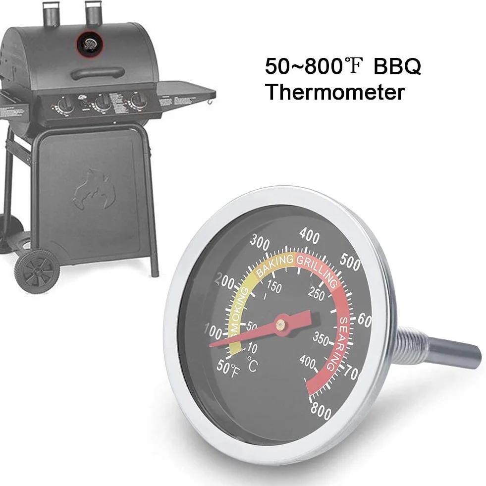 50~800 ℉ termometr ze stali nierdzewnej do grillowania wyświetlacz temperatury do grillowania OPAKOWANIA WIELORAZOWE socialme-eu