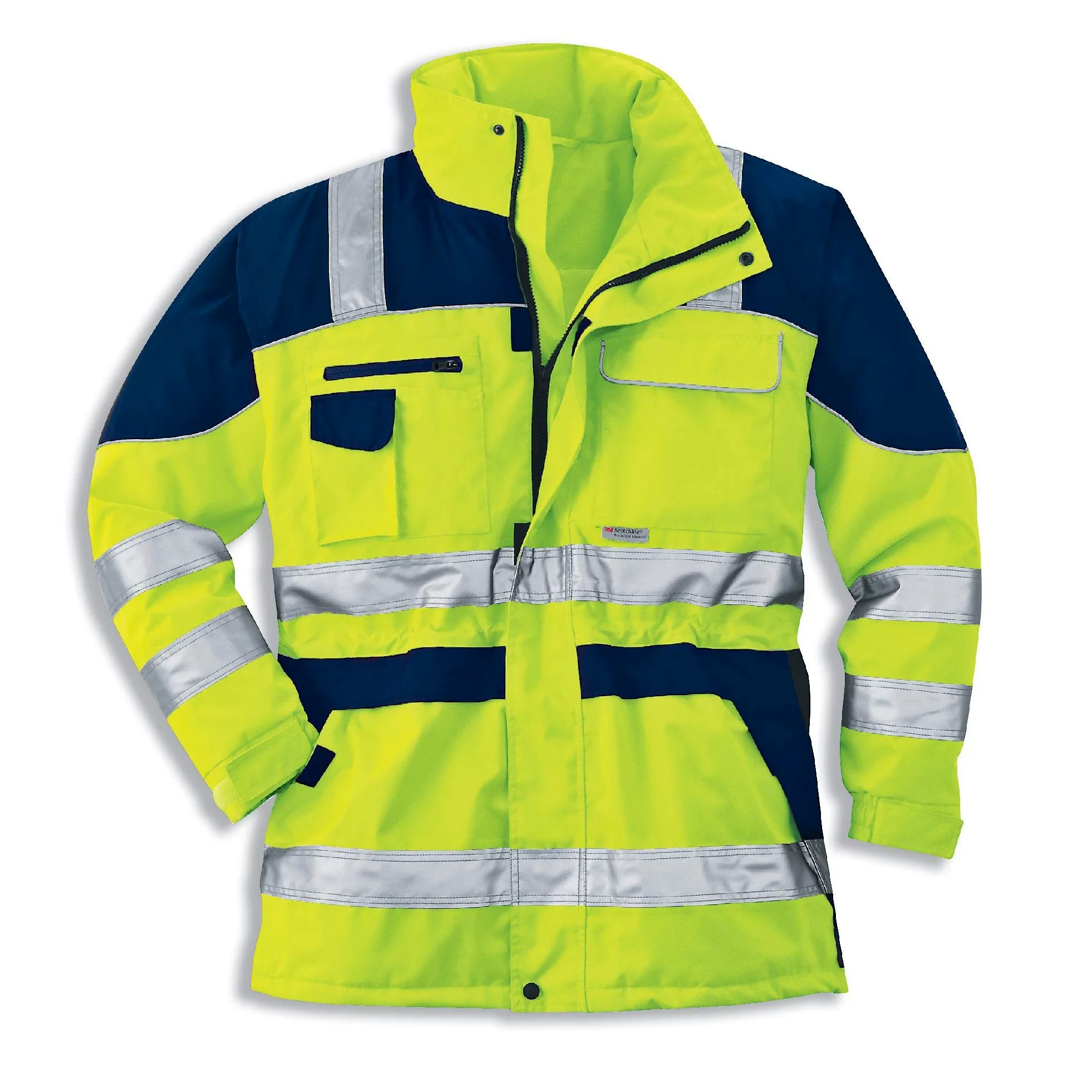 Uvex Construction Protection Flash m?ska kurtka robocza, ?ó?ta ostrzegawcza, m?ska kurtka bezpiecze?stwa, bardzo dobra izolacja termiczna, ó?ty ostrzegawczy, XL