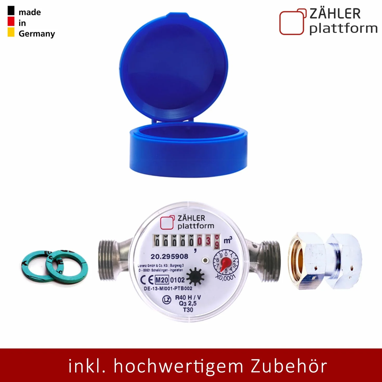 Wodomierz ogrodowy skalibrowany 2026 Qn 1,5 BL 110 mm 3/4 cala