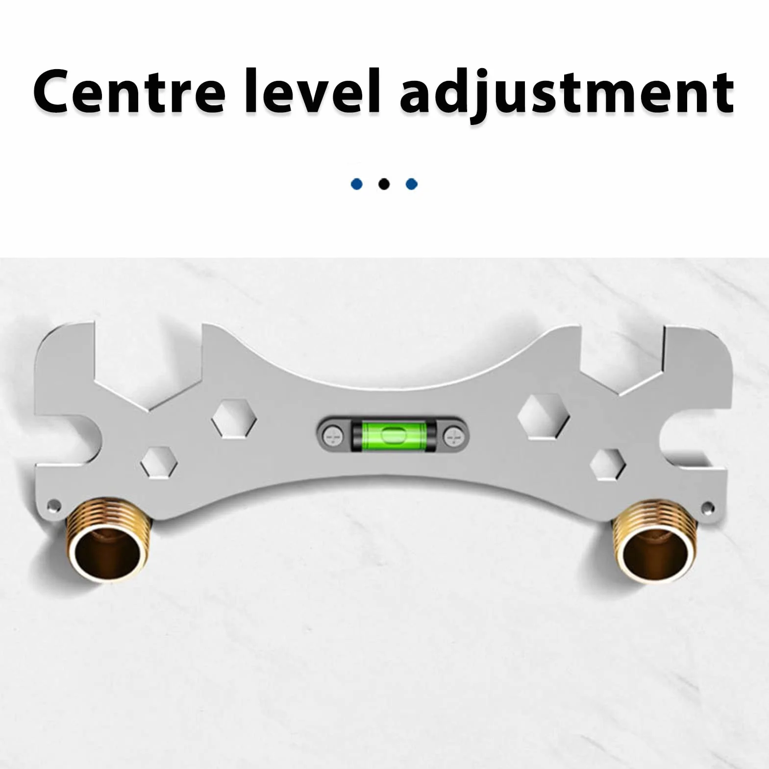 Klucz Uniwersalny Klucz Wielofunkcyjny Klucz łazienkowy z Kranem Poziomu Narzędzie do Instalacji Hydrauliki