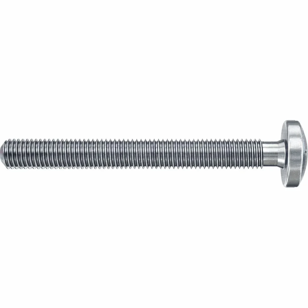 fischer 572916 DuoHM kołki rozporowe, 6 x 55 S TX ze śrubą metryczną i napędem TX do mocowania wsporników telewizyjnych, świateł, półek ściennych itp. w materiałach budowlanych panelowych (4 sztuki)