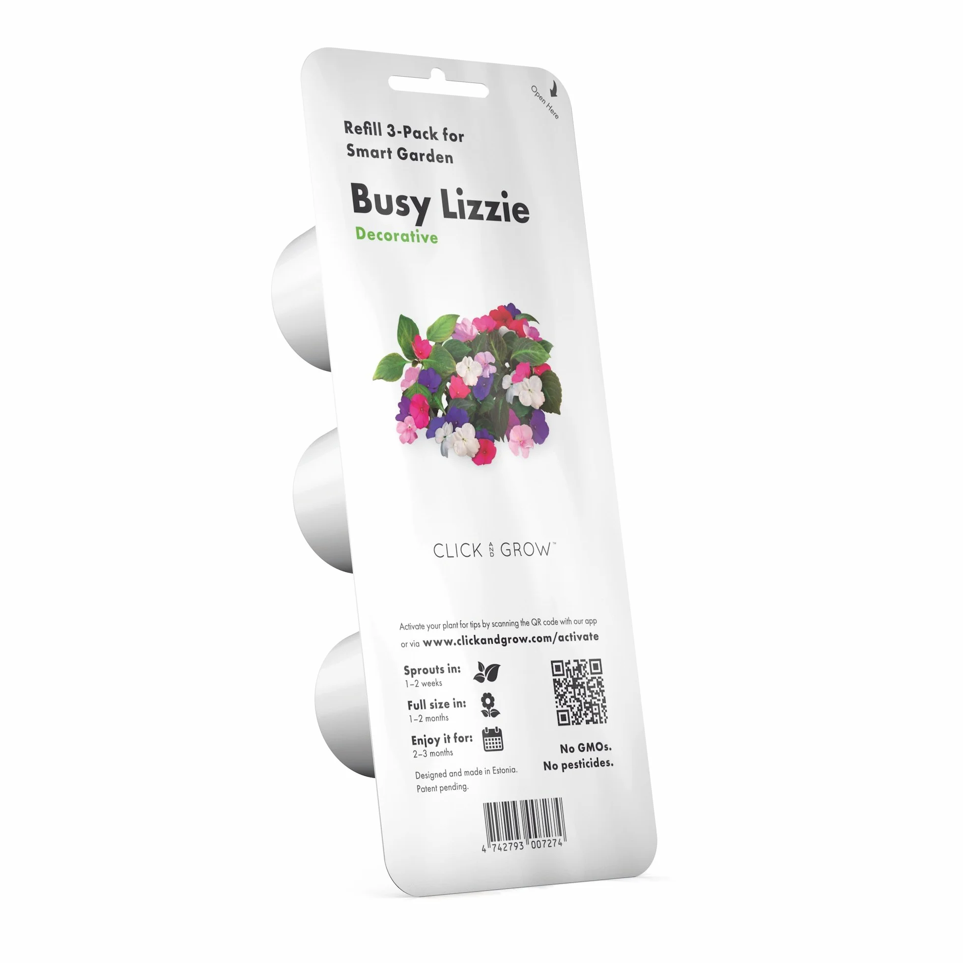Click & Grow Plant Pods kapsułki roślinne niecierpek waleriana 3-pak Smart Garden