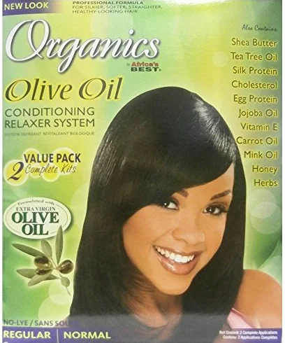 Africa's Best Organics Relaksujący krem wygładzający REGULAR/NORMALNY 2 kompletne zestawy