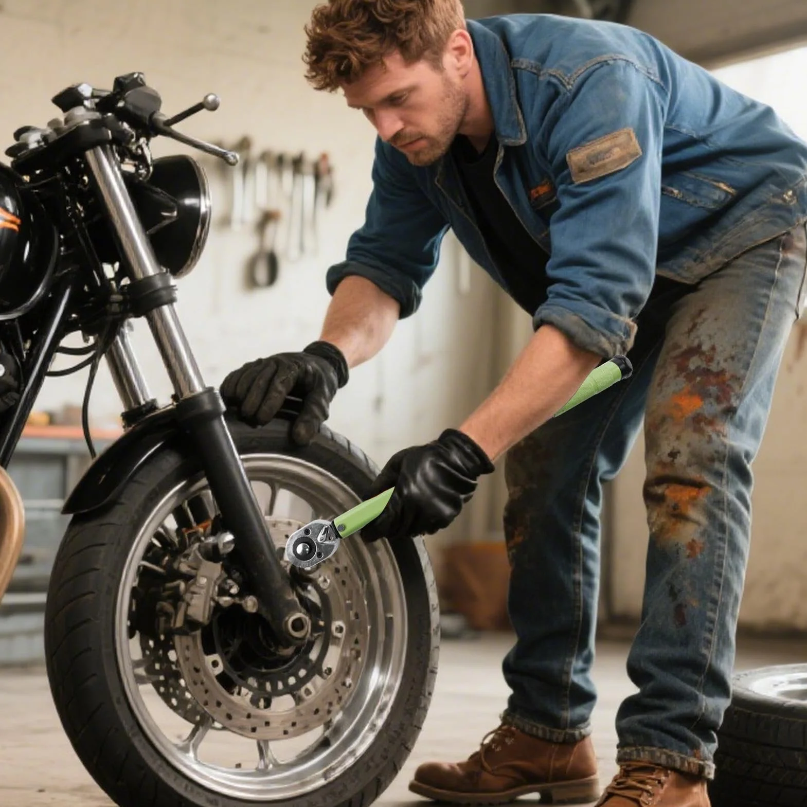 Klucz Dynamometryczny 1/2 Wytrzymały Klucz Do Kół Samochodowych | Precyzyjne Wyposażenie Warsztatowe Do Serwisu Pojazdów Motocykli Maszyn Wymiany Oleju Świec Zapłonowych