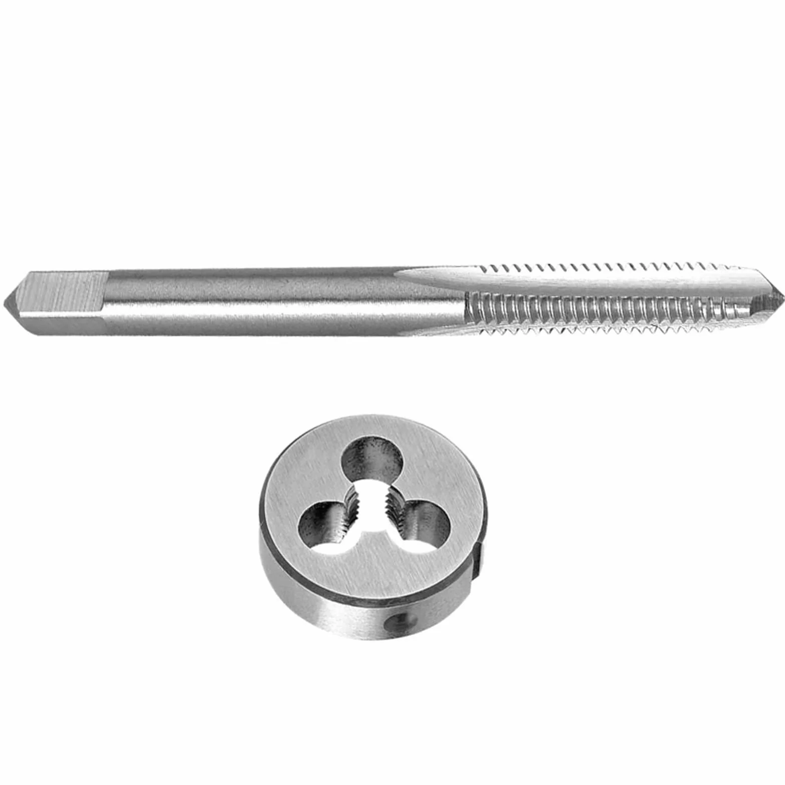 Zestaw gwintowników i narzynek 3/16"-28UN, gwintowniki maszynowe HSS 3/16x28 i narzynki okrągłe