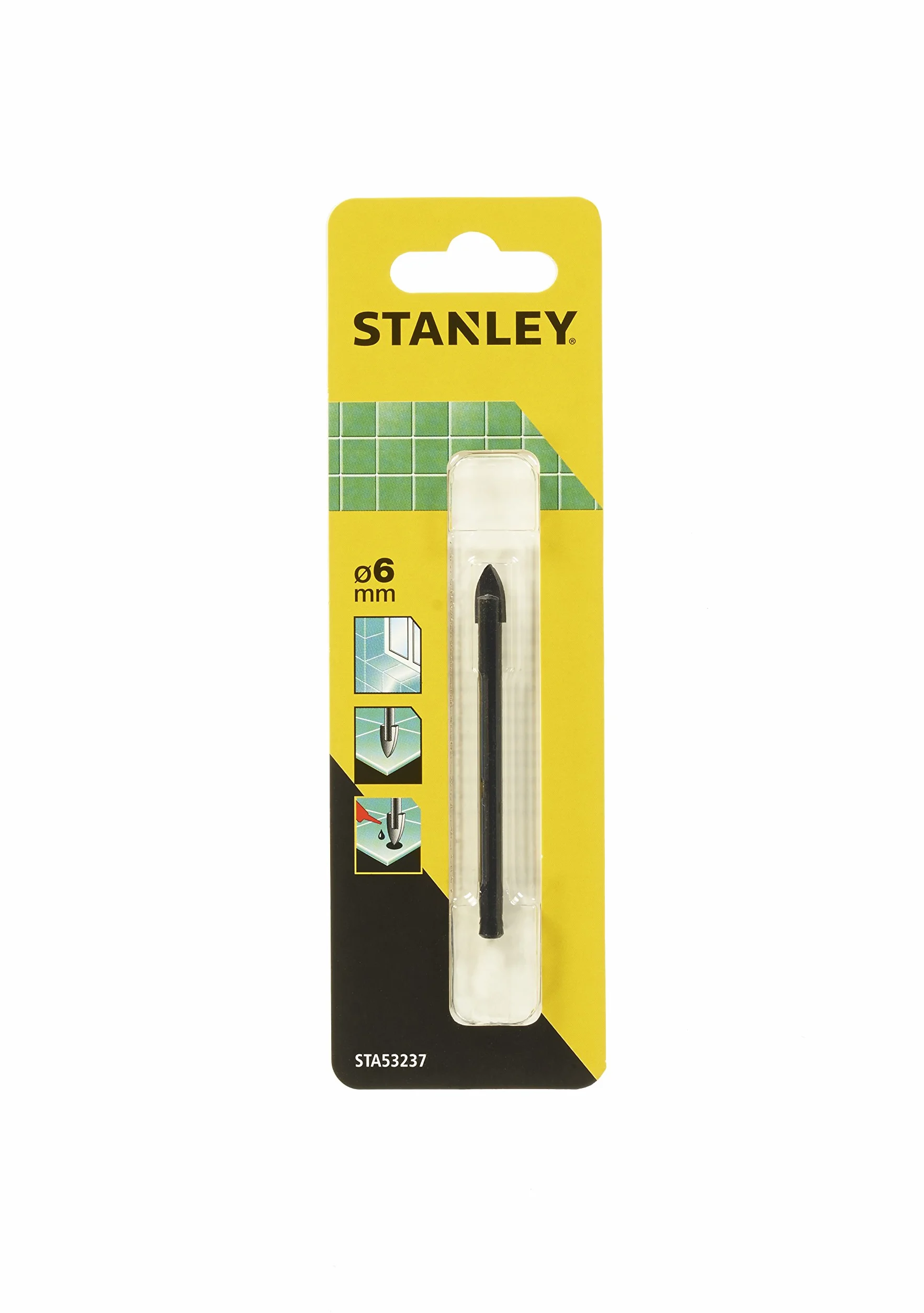 Stanley, Wiertło do szkła, płytek i ceramiki 6 mm, STA53237-QZ