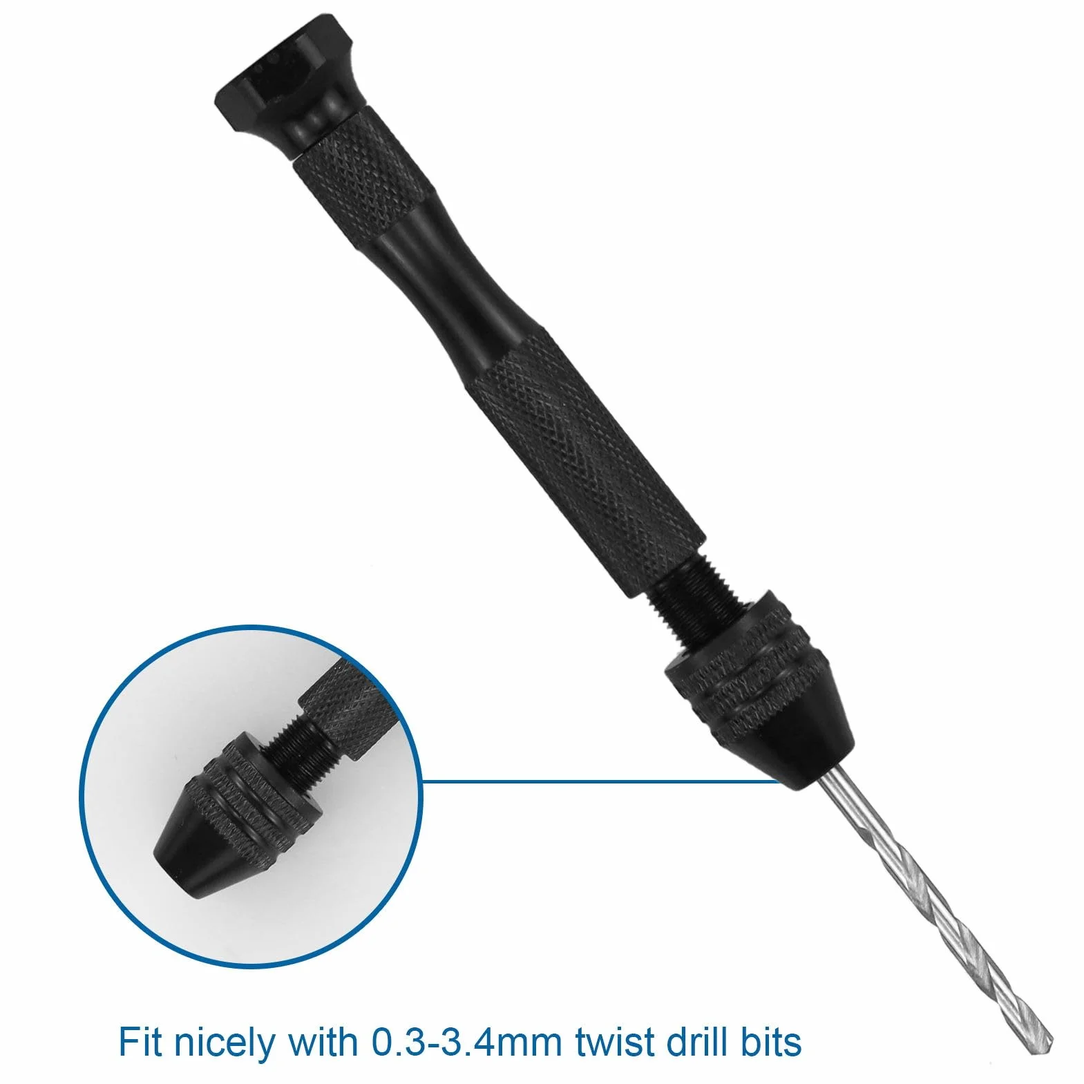Mini zestaw wierteł ręcznych, 36 szt. do rękodzieła, imadło pinowe, precyzyjne wiertła spiralne z mini imadłem do delikatnej pracy ręcznej, elektronicznego montażu, rękodzieła, rzeźbienia DIY,