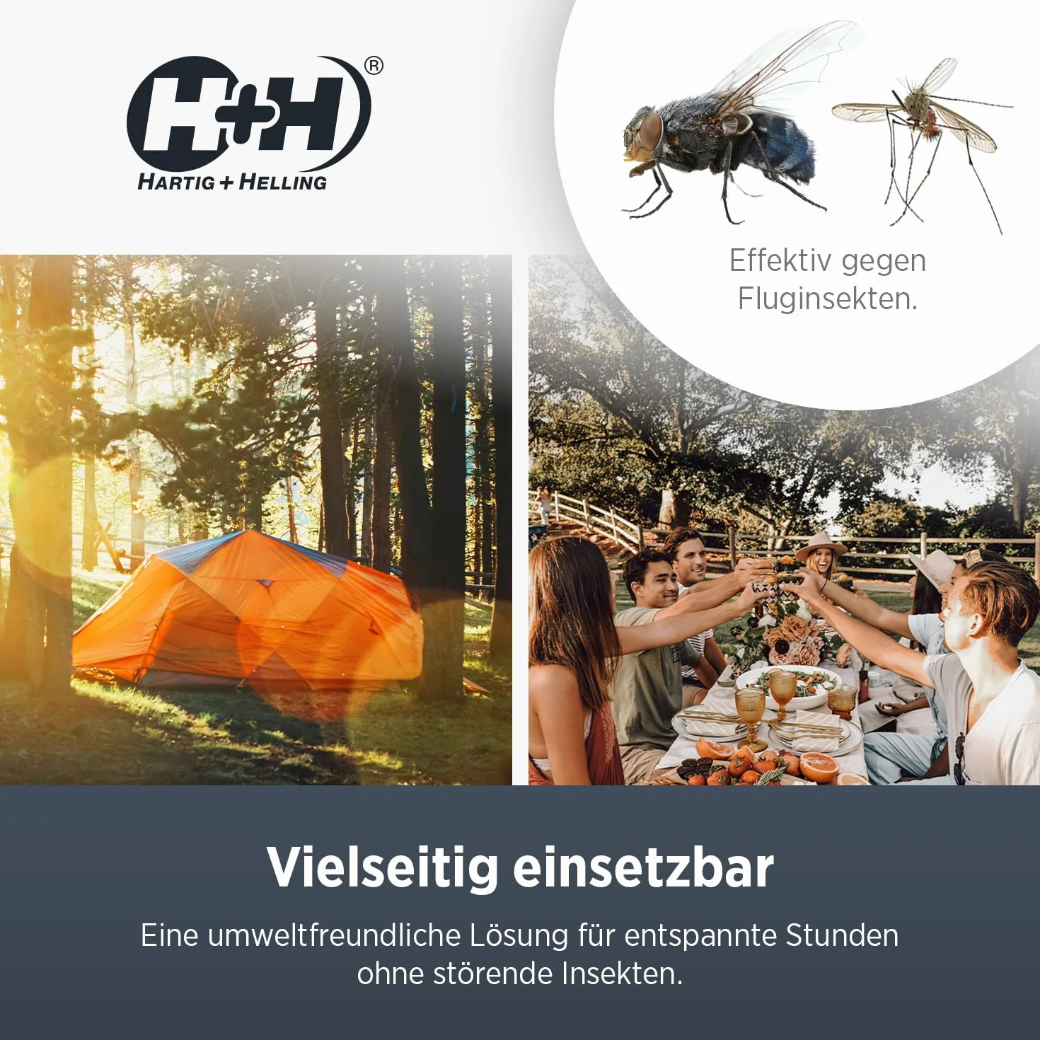 H+H TS 103 owadobójczy, tworzywo sztuczne, zasilanie bateryjne, czarno-żółte, 98770