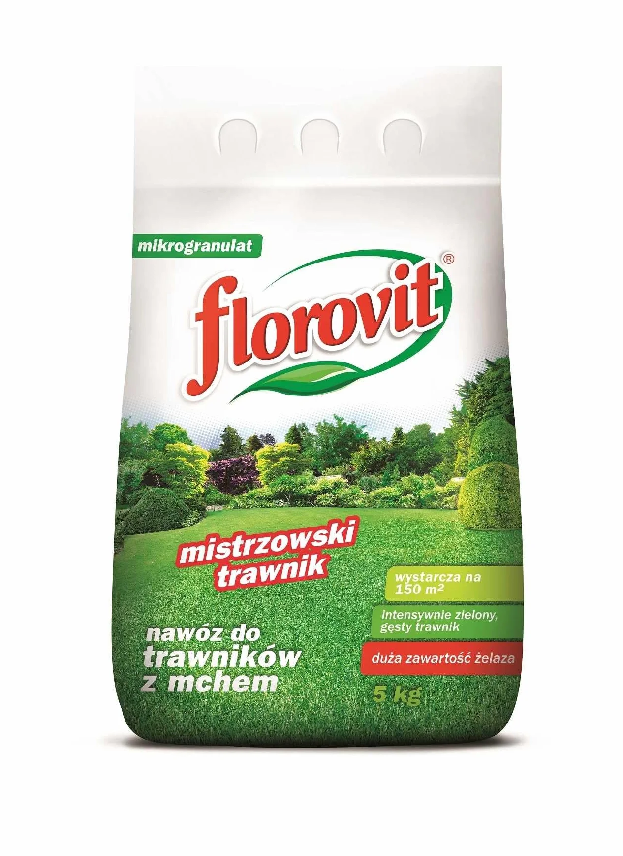Florovit Nawóz Antymech do Trawnika MECH-ŻELAZO 5kg granulowany
