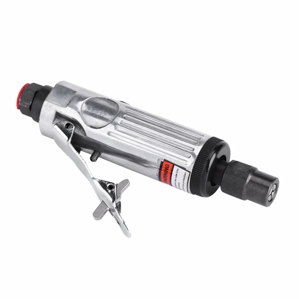 Szlifierka pneumatyczna 1/4 '' Heavy Duty Pneumatyczna polerka Narzędzie do szlifowania Narzędzie do czyszczenia (srebrne)