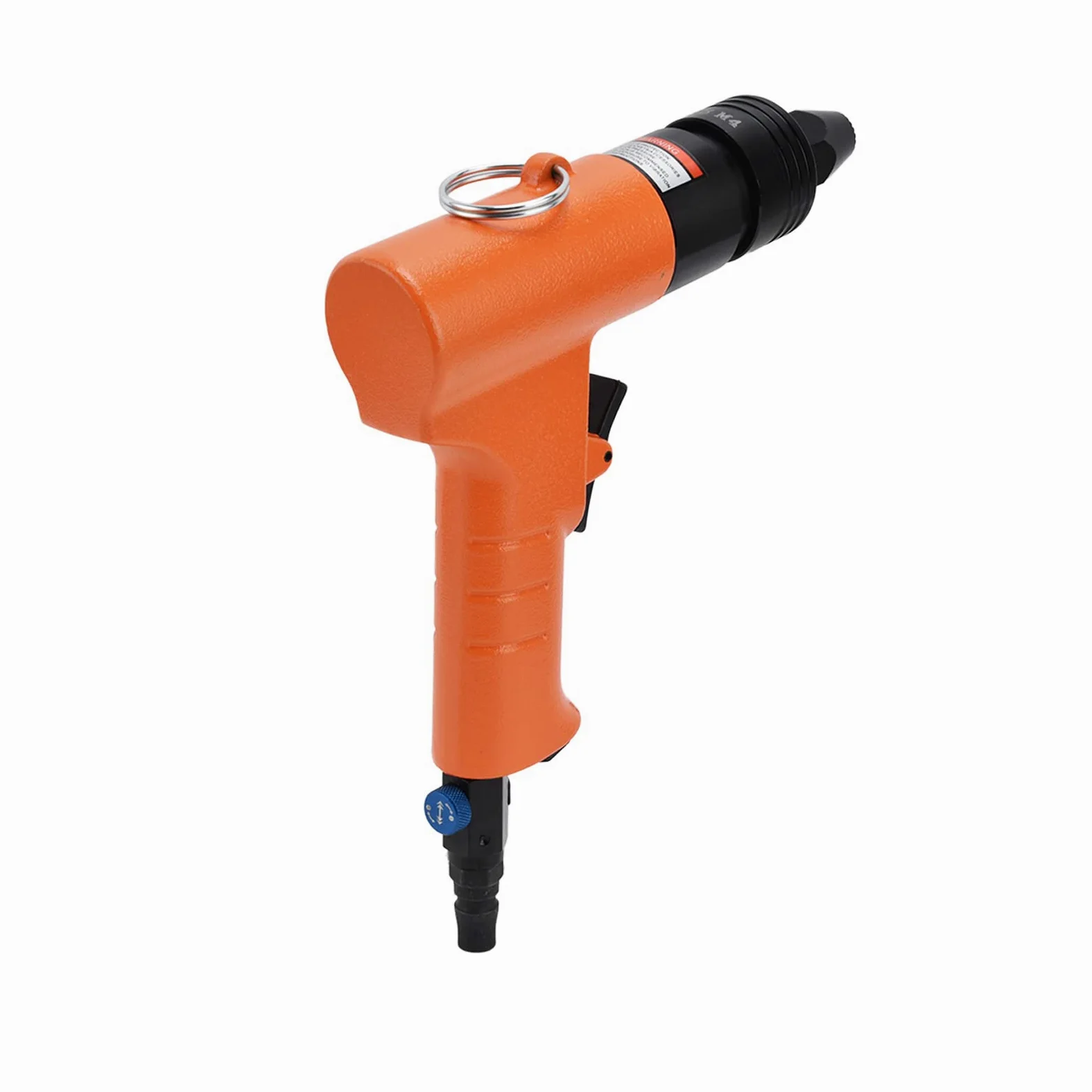 Aramox Nitownica Pneumatyczna ze Stali Stopowej Nitownica Pneumatyczna 1500 Obr./min 0,6 do 0,8 MPa M3 M4 Przenośne Narzędzie do Nitowania Płyt Metalowych Rury Szafki Naprawa i Konserwacja