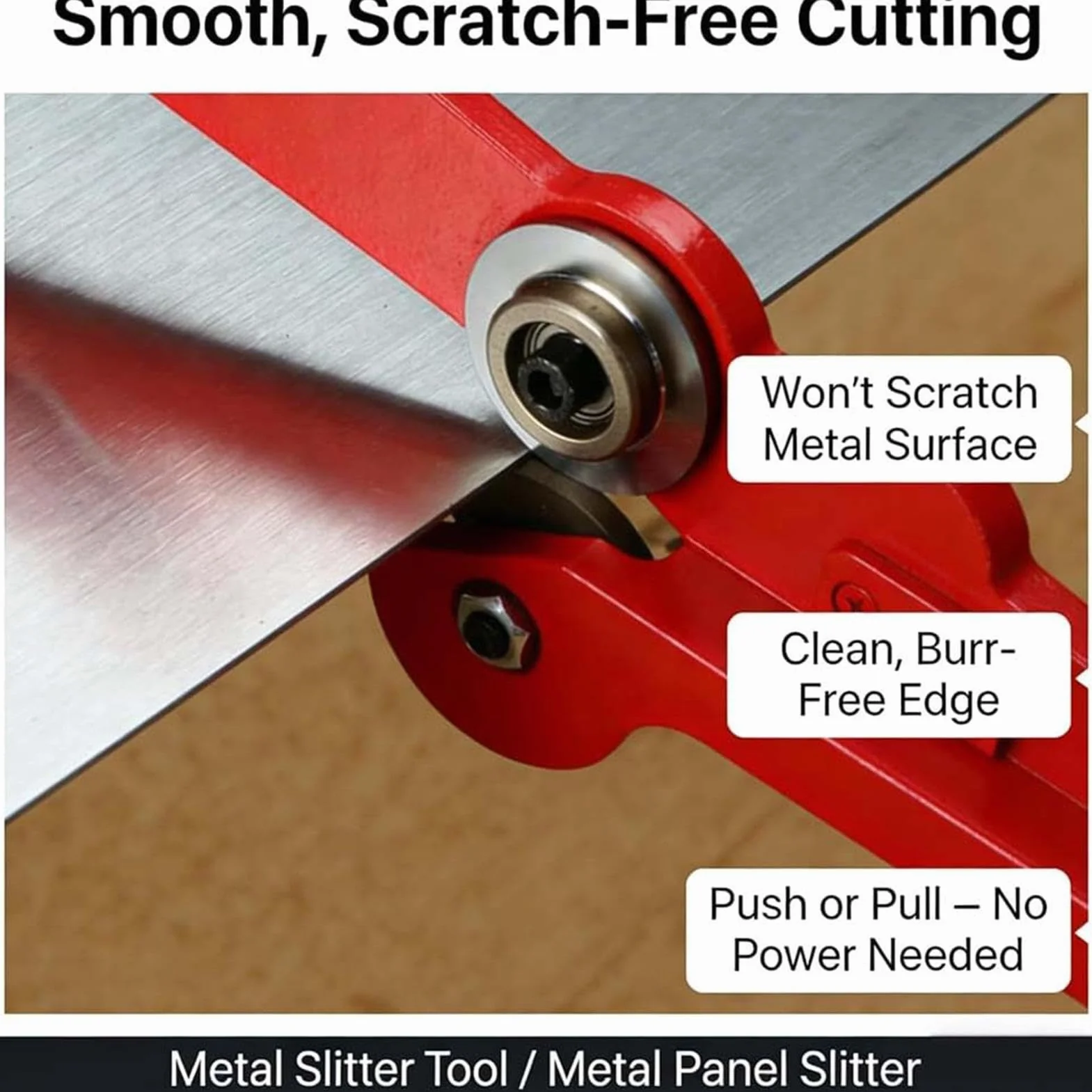 Nożyce Do Blachy Z Regulacją Naciągu Dwukółkowy Cięcie Ręczne Przyciągane | Narzędzie Do Cięcia Do Stali Aluminium Blachy Tektury Kanałów Wentylacyjnych