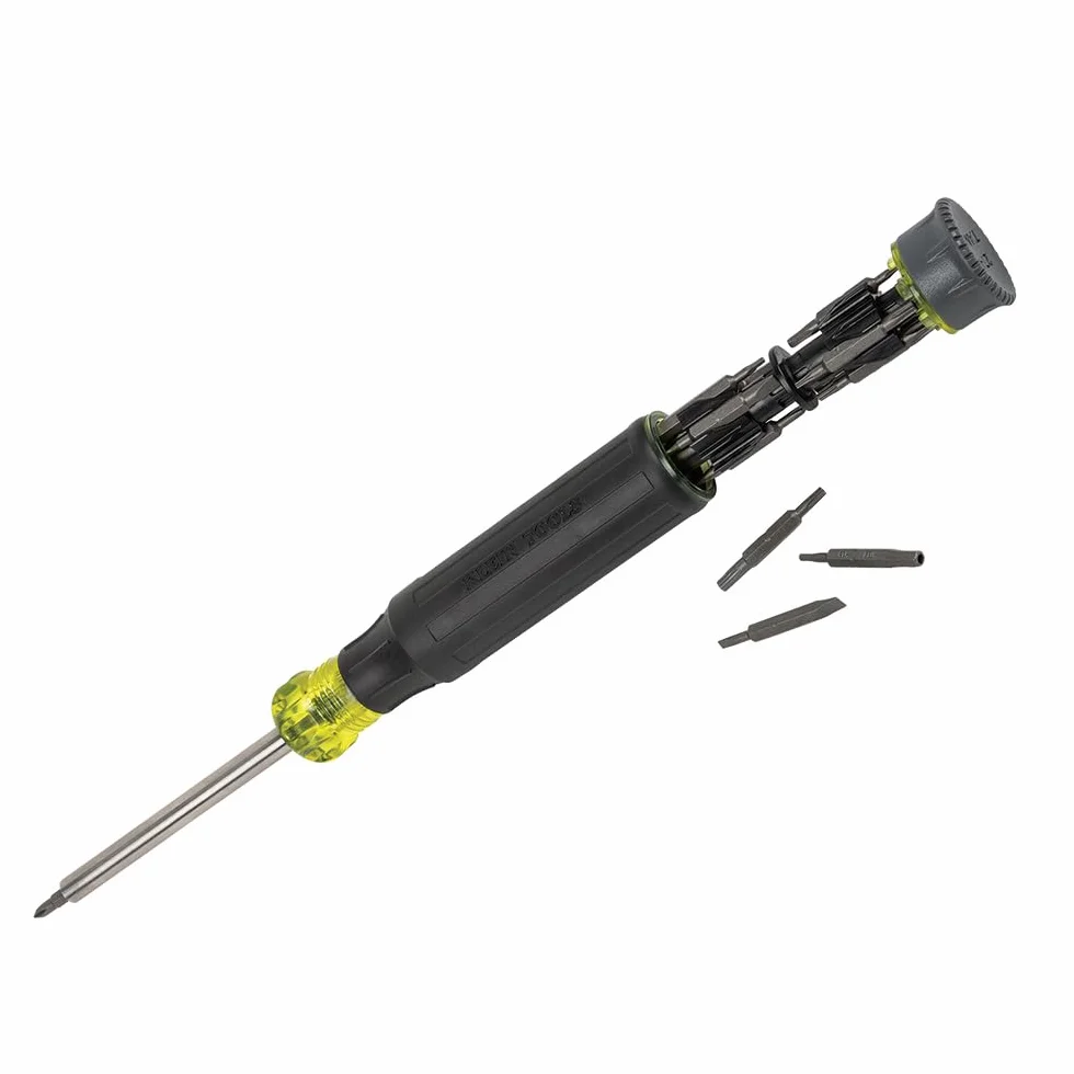 Klein Tools 32328 Wkrętak precyzyjny, 27 w 1 śrubokręt wielobitowy, bity do naprawy produktów Apple, magnes ziem rzadkich, naprawa elektroniczna
