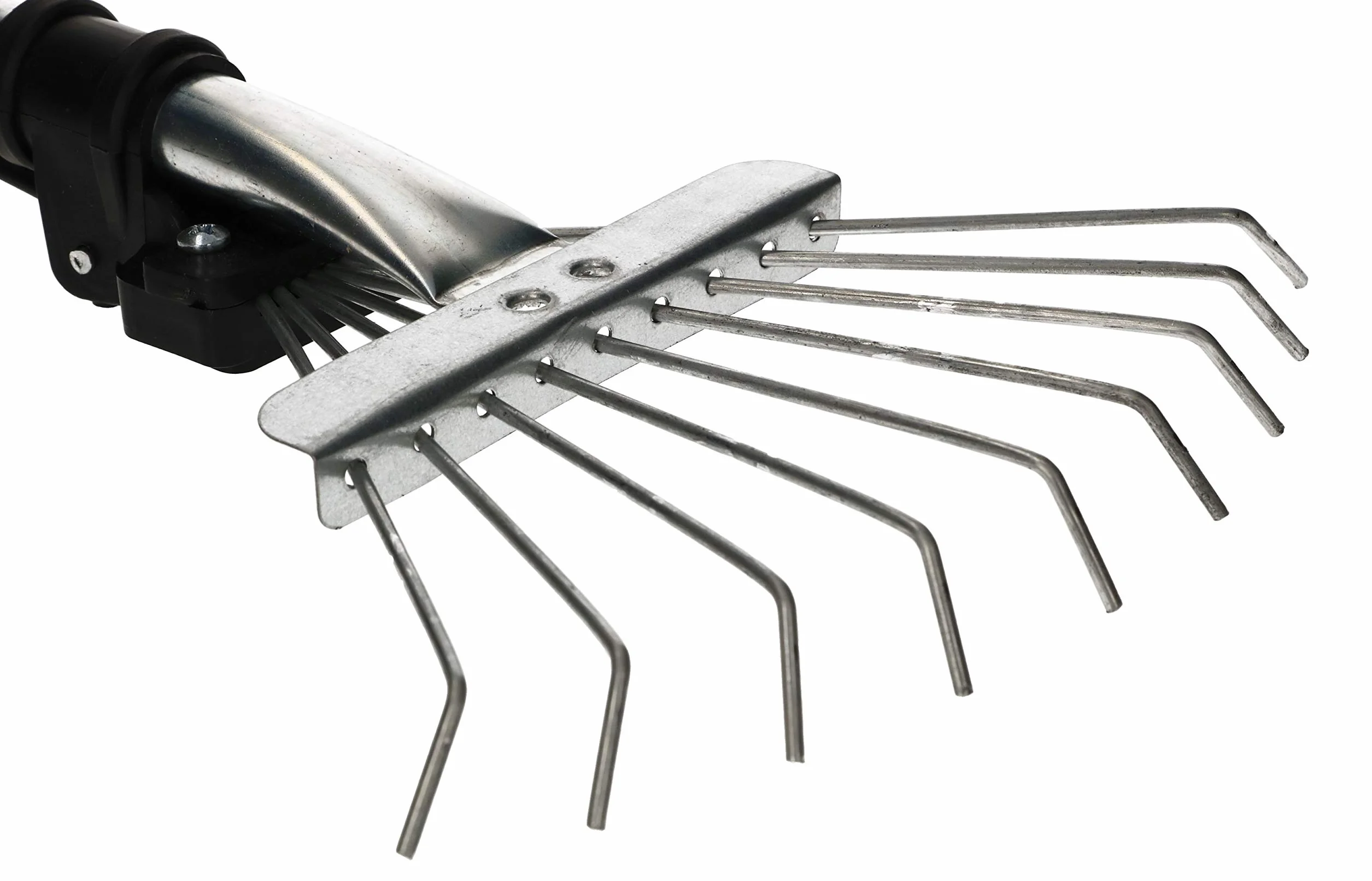 KOTARBAU Grabki Wachlarzowe Regulowane 20 cm 9 Zębów Metalowe Aluminiowy Trzonek Teleskopowy