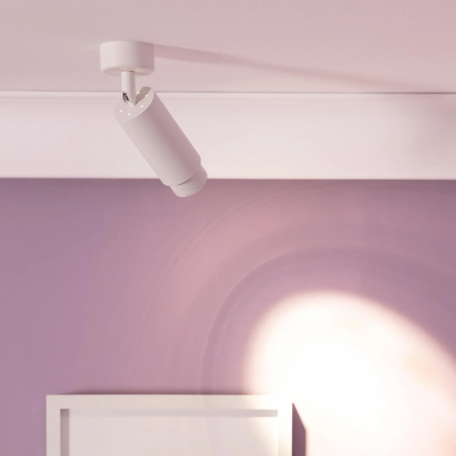 LEDKIA LIGHTING Reflektor Natynkowy Multi-Kątowy 10–50° Aluminiowy do Żarówek GU10 ÁGATA Biały GU10