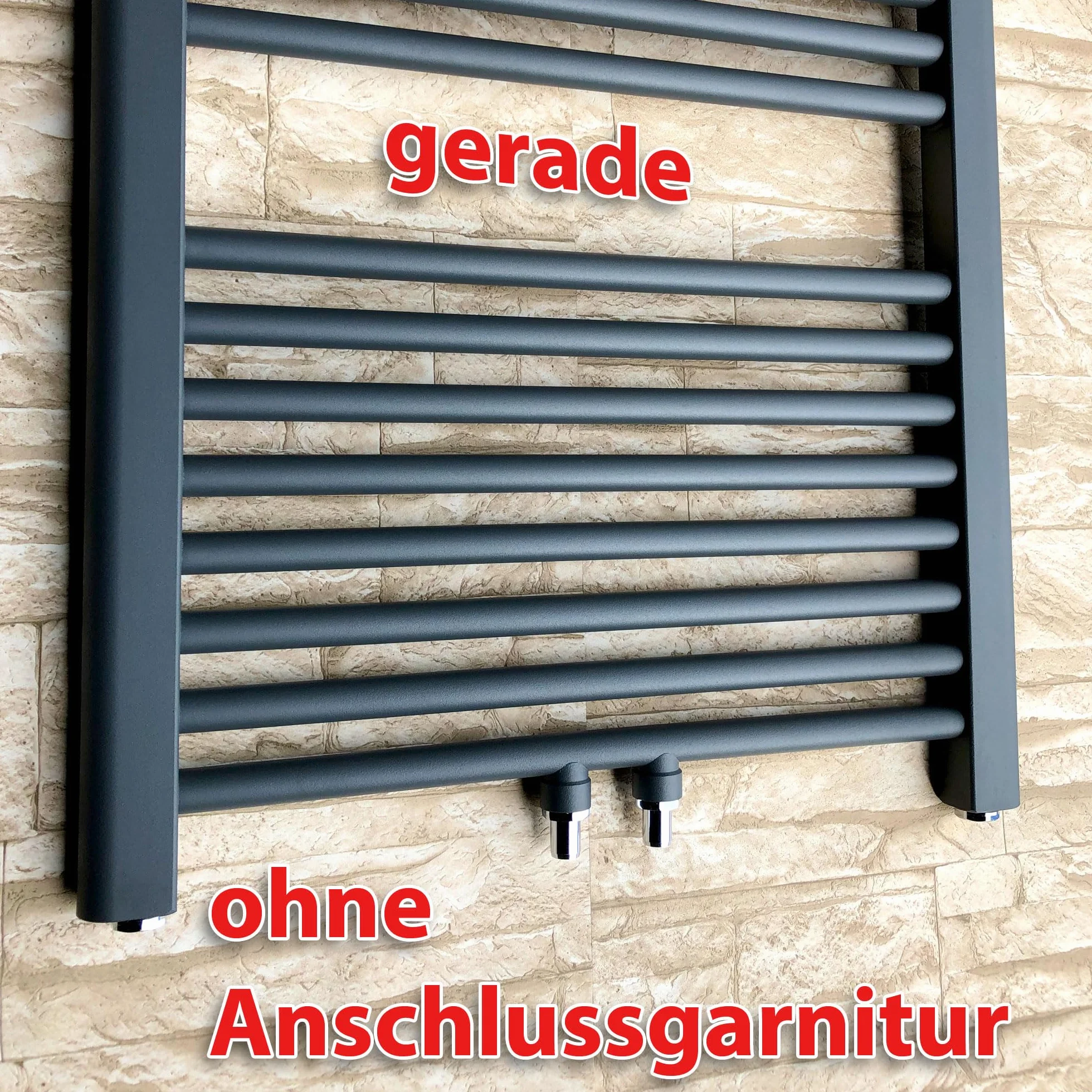 Grzejnik łazienkowy 750 x 600 mm w kolorze antracytowym prosty wysokiej jakości grzejnik na ręczniki w kolorze antracytowym ogrzewacz na ręczniki