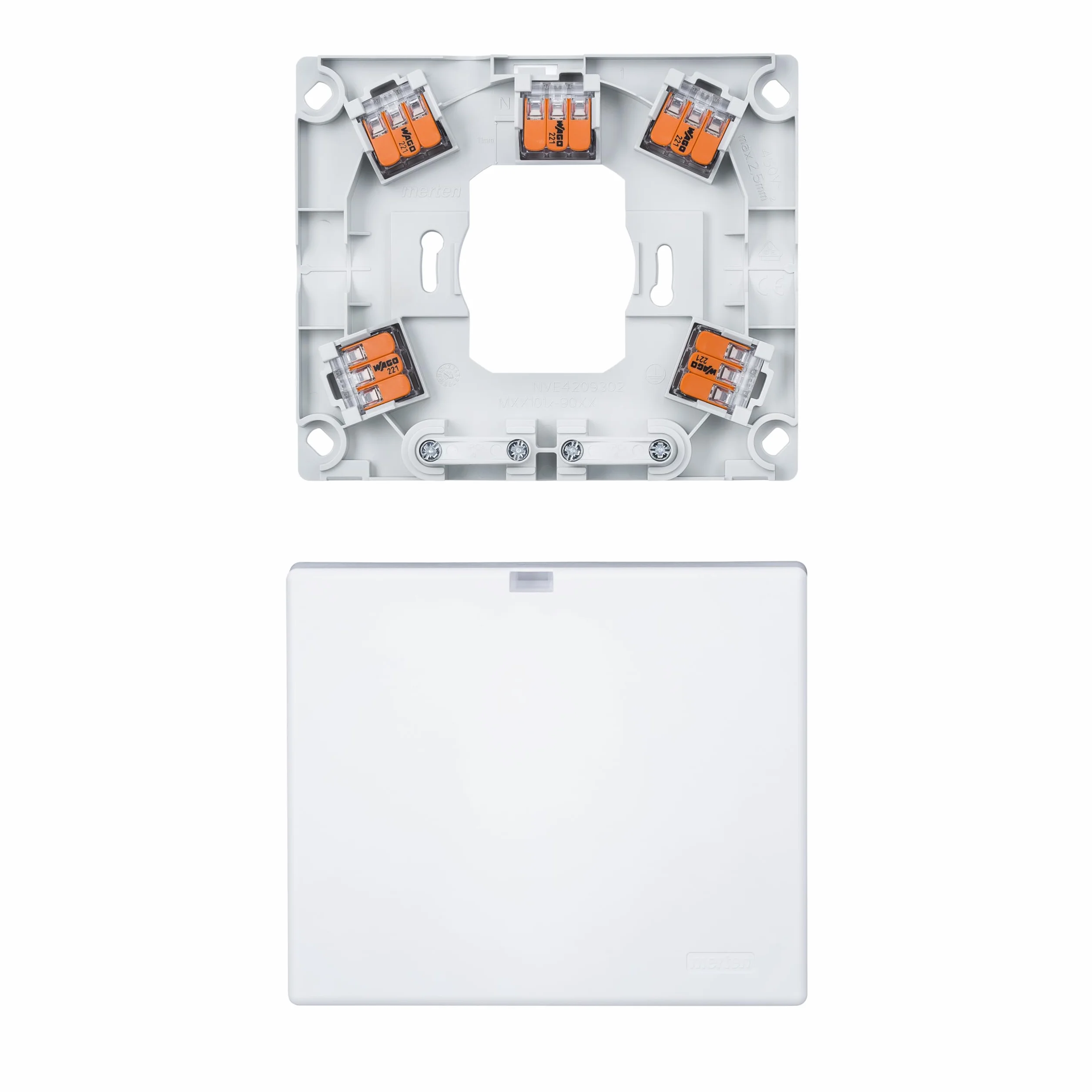 Schneider Electric Meg1011-9019 Puszka Przyłączeniowa, Biały, ‎5 x 5 x 4 cm; 100 g