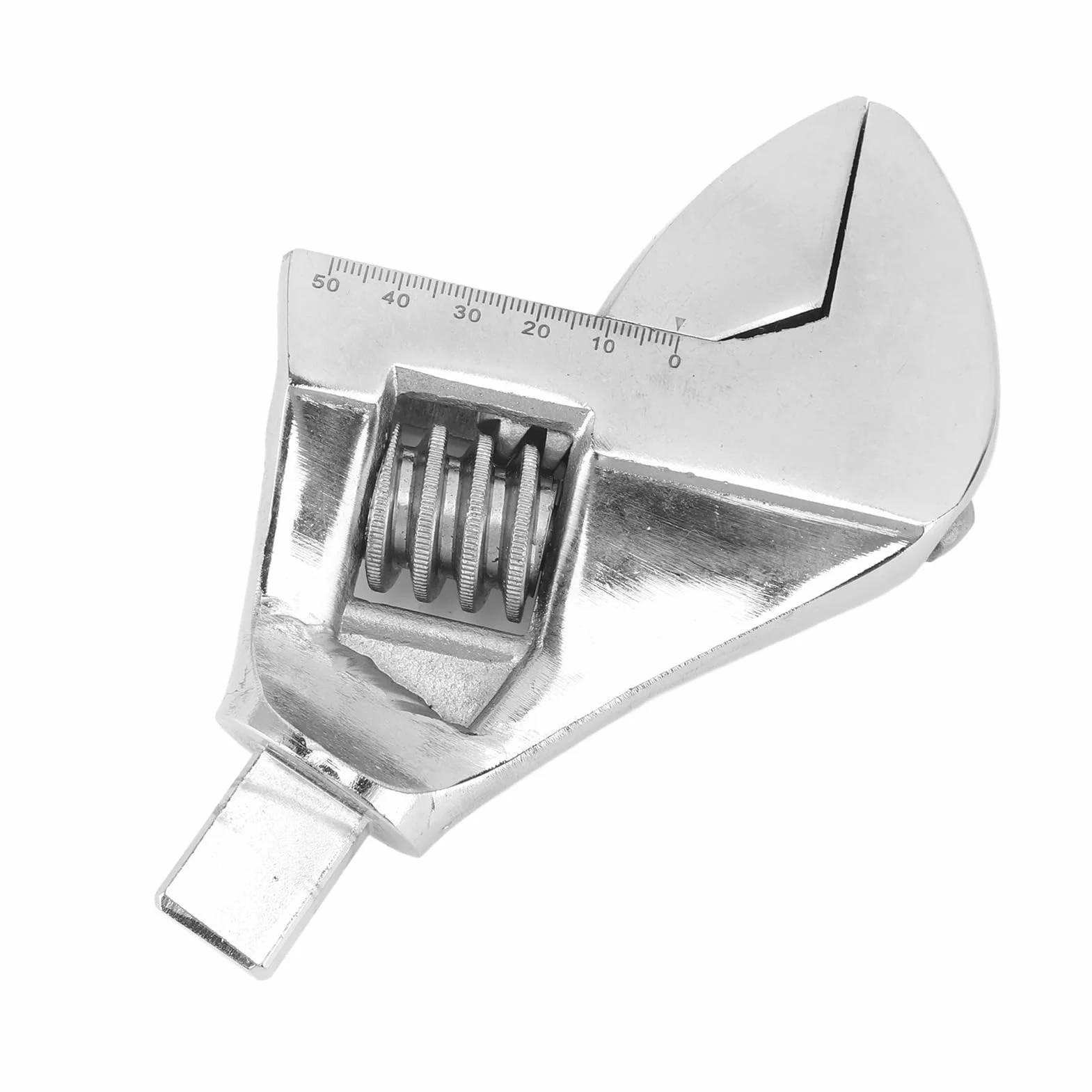Jeffergarden Głowica Klucza o Dużym Rozwarciu Głowica Klucza Nastawnego Skrętnego Wymienna Stal Chromowo-wanadowa z Portem Kwadratowym 14x18 Mm do łatwego Dokręcania i (0–48 mm / 0–1,9 cala)