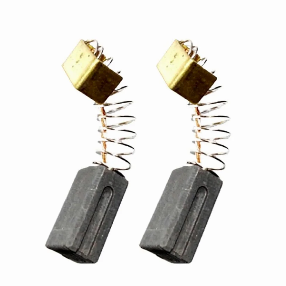 Szczotki węglowe 6 x 10 x 14 mm wiertło szlifierka elektryczna wymiana silników elektrycznych szczotka grafitowa akcesoria do elektronarzędzi