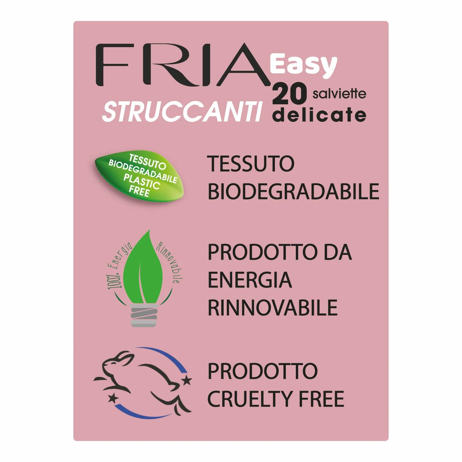 Fria Easy chusteczki do demakijażu 20szt