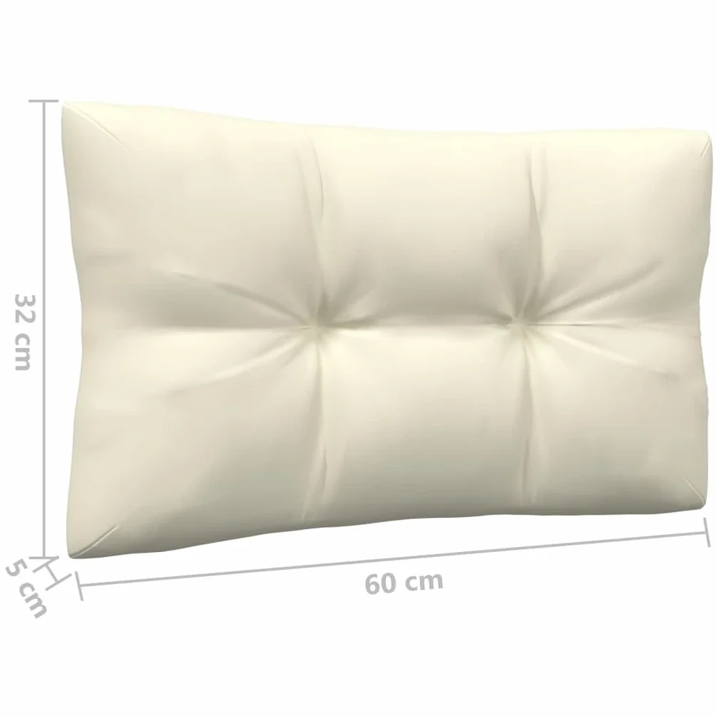vidaXL 3-osobowa sofa ogrodowa z poduszkami, drewno sosnowe