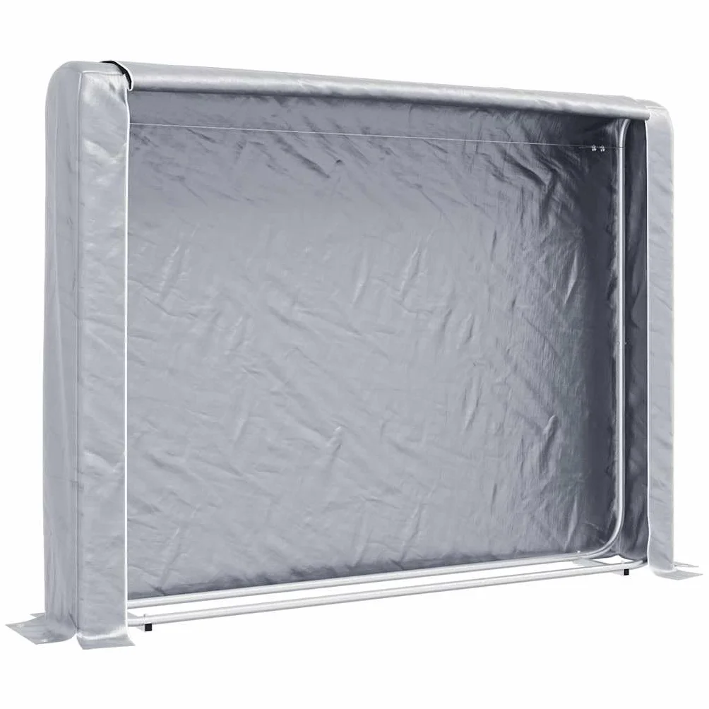 vidaXL Stojak na drewno opałowe z drutem stalowym, 200x25x150 cm, stal, przechowywanie drewna opałowego, uchwyt na drewno kominkowe, przechowywanie drewna opałowego w pomieszczeniu