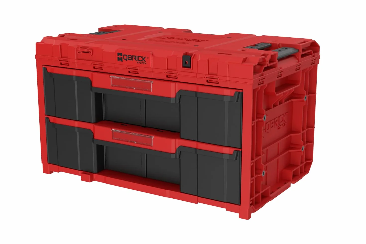 QBRICK SYSTEM One Drawer 2 Skrzynka narzędziowa 2.0 Czerwony Ultra HD 587 x 380 x 340 mm