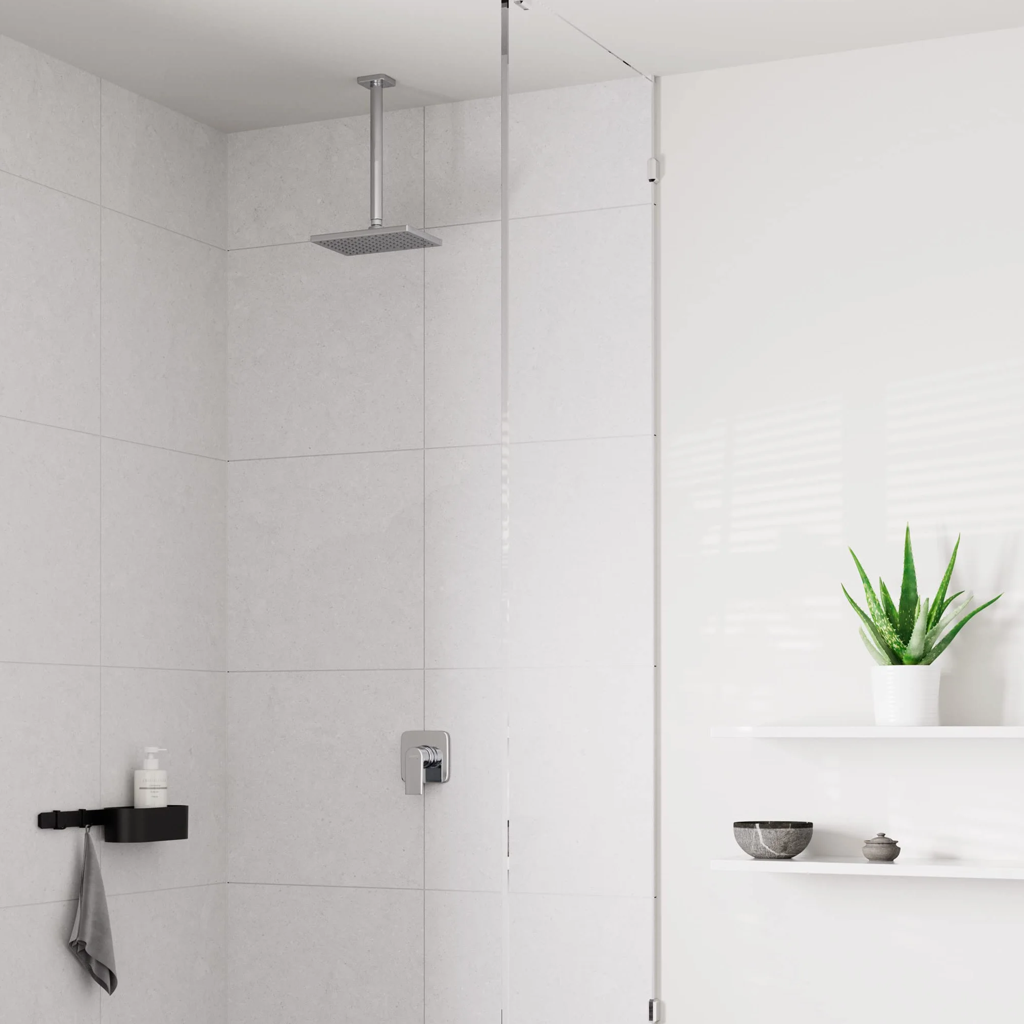Hansgrohe Vernis Shape Przyłącze sufitowe 30 cm, chrom, 26407000