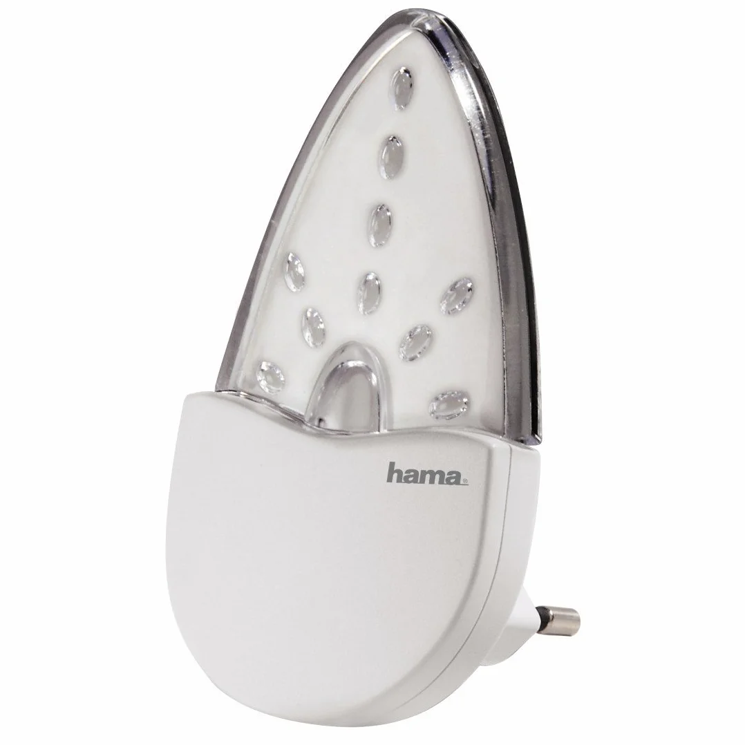Hama Amber Lampka Nocna Led Do Pokoju Dziecięcego I Sypialni, 0.2 W, Biały/Bursztynowy