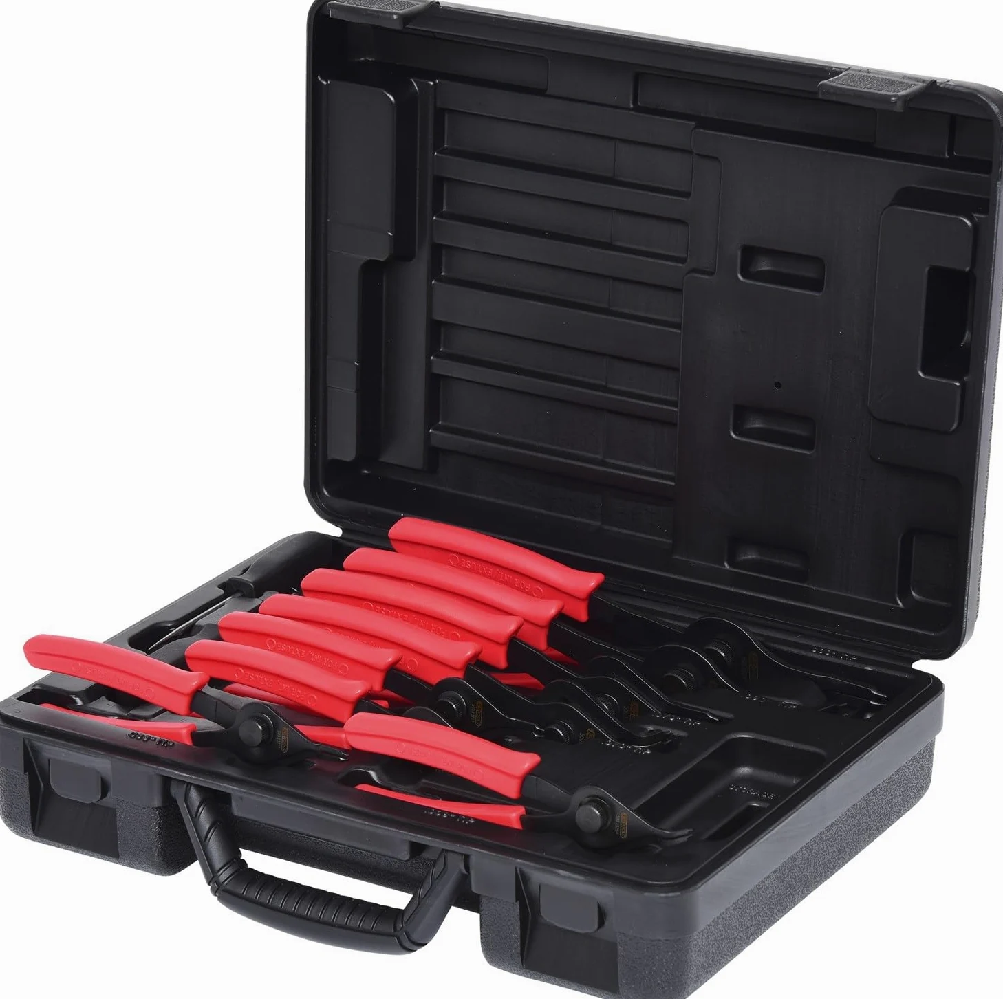 KS Tools 500.1320 Uniwersalny zestaw szczypiec do pierścieni segera, 10-szt