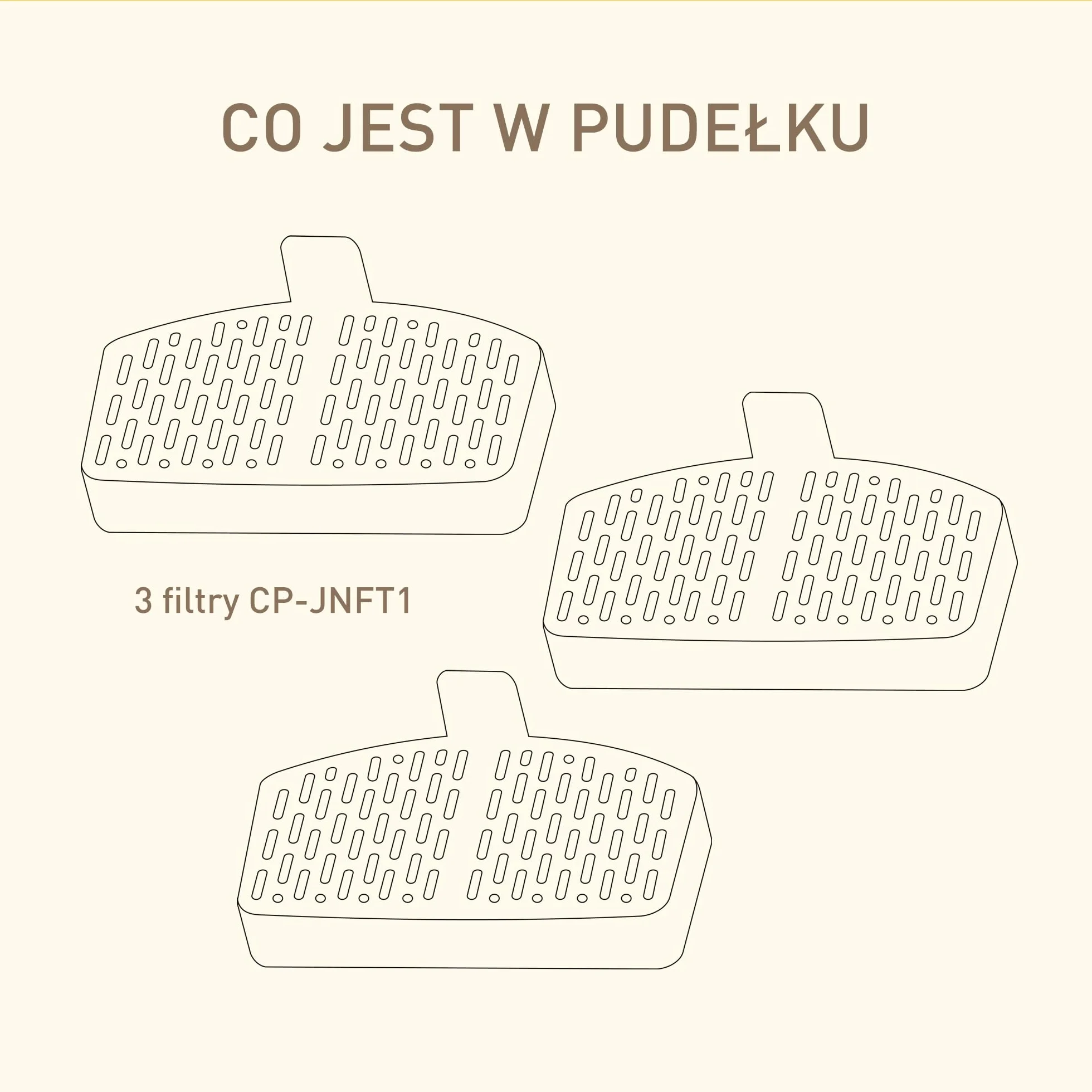 Panasonic CP-JNTF1 Filtry Zapasowe do Fontanny do Picia dla Kotów i Małych i Średnich Psów CP-JNW01-W, 4-Warstwowy Filtr, Filtr Siatkowy, Bawełna PET, Aktywny Węgiel, Żywica Jonowymienna, 3 Sztuki