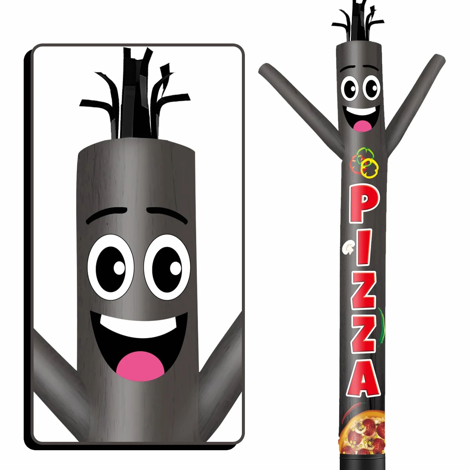 Nadmuchiwana rurka do pizzy 20FT 45 cm dekoracja zewnętrzna
