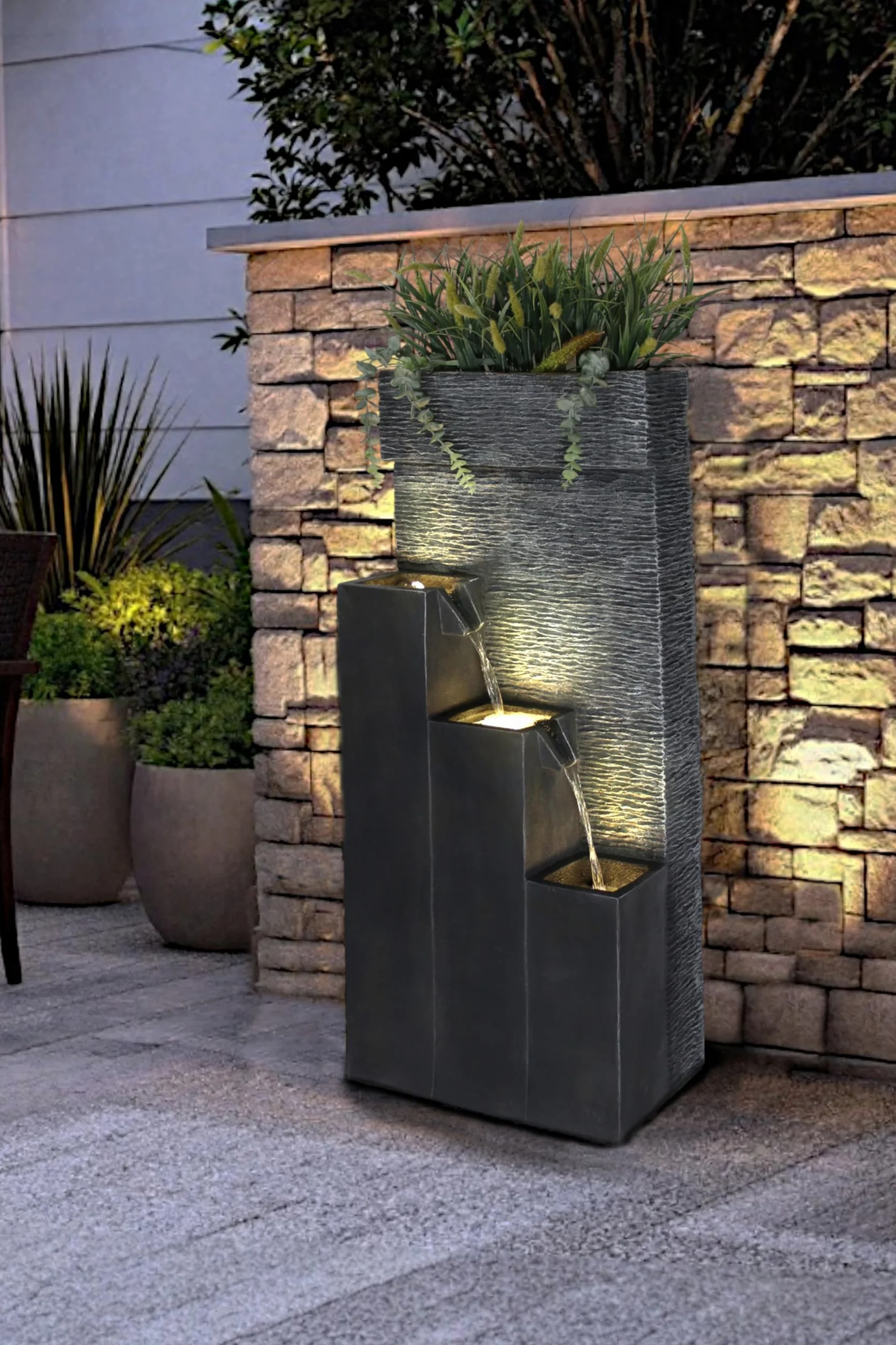 Fontanna ogrodowa LED BK846 101x43x25,5 cm