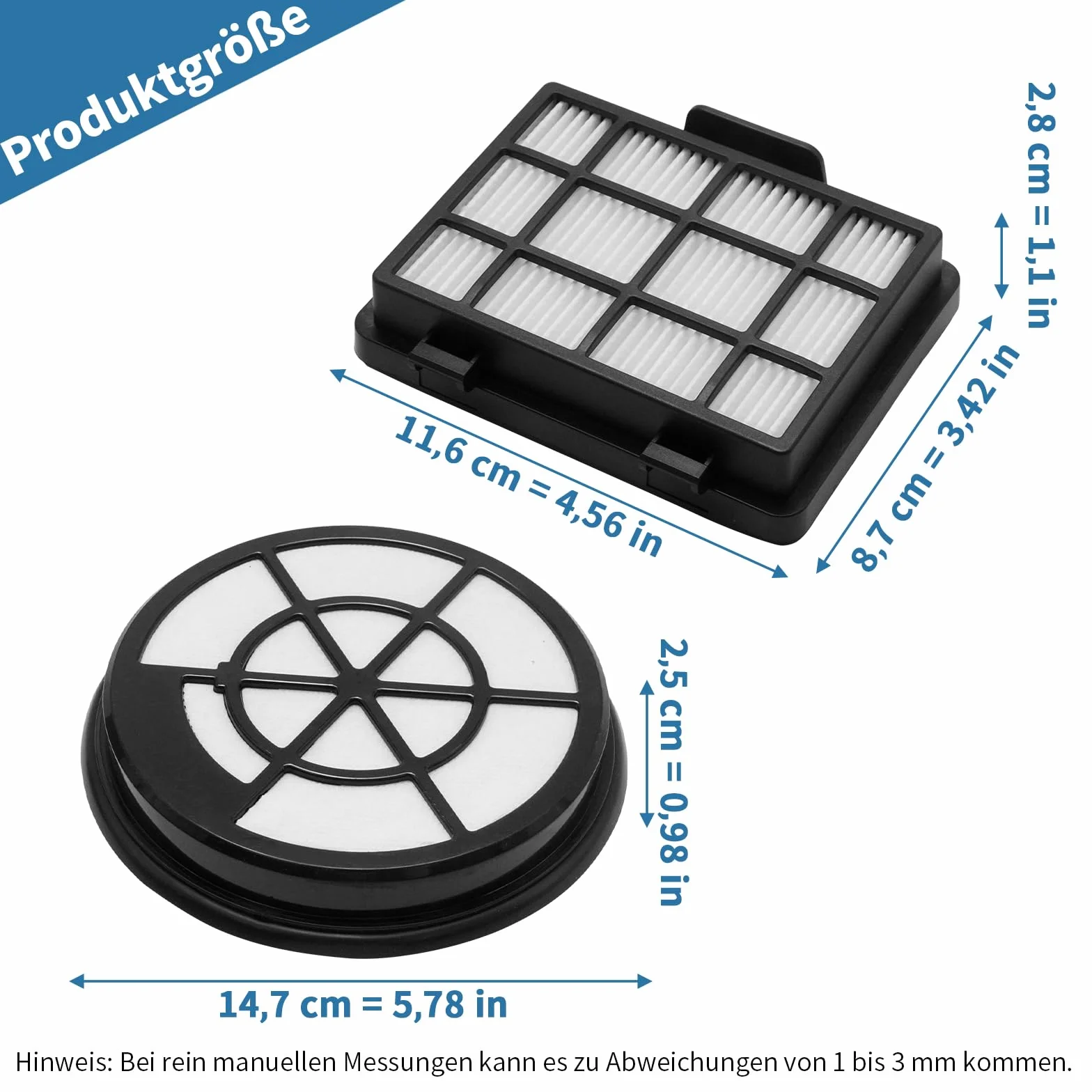 Zestaw filtrów HEPA, zamiennik do odkurzacza serii 2 BBZ152EF firmy Bosch BGC05 BGC05A320 BGS05, zawiera filtr wstępny, filtr uzupełniający i bawełnę filtrującą (1)