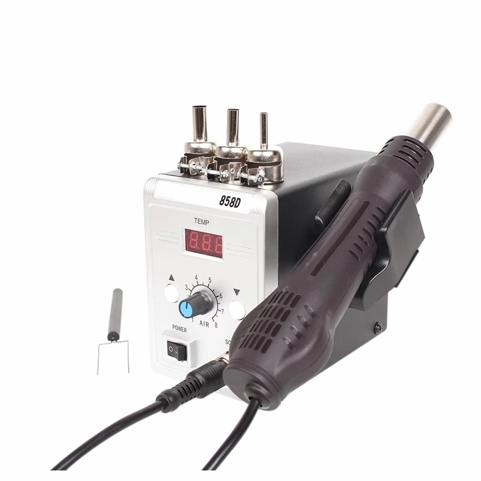 Stacja lutownicza, Digital Display Desoldering Station 85 8d 700W BGA ESD Narzędzie do naprawy spawania pistoletu na gorące powietrze